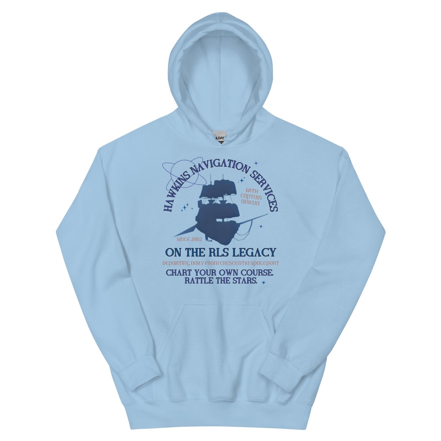 Treasure Planet Hoodie: Jim Hawkins & Captain Amelia