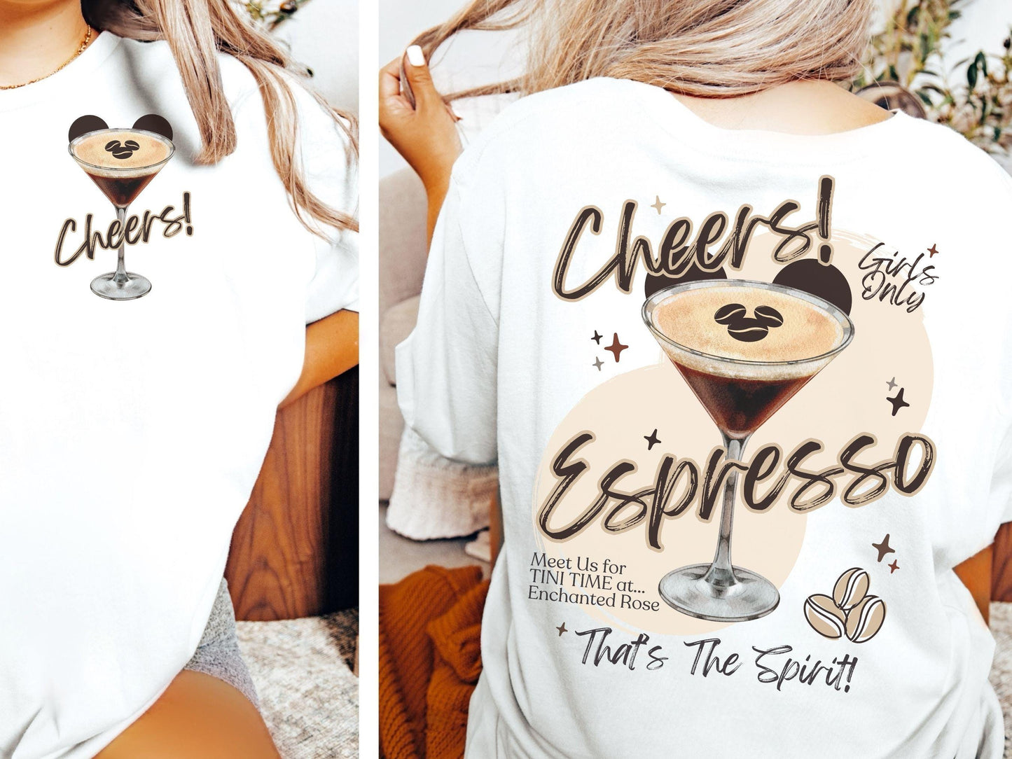 Disney Girls Trip Espresso Martini Comfort Colors Shirt