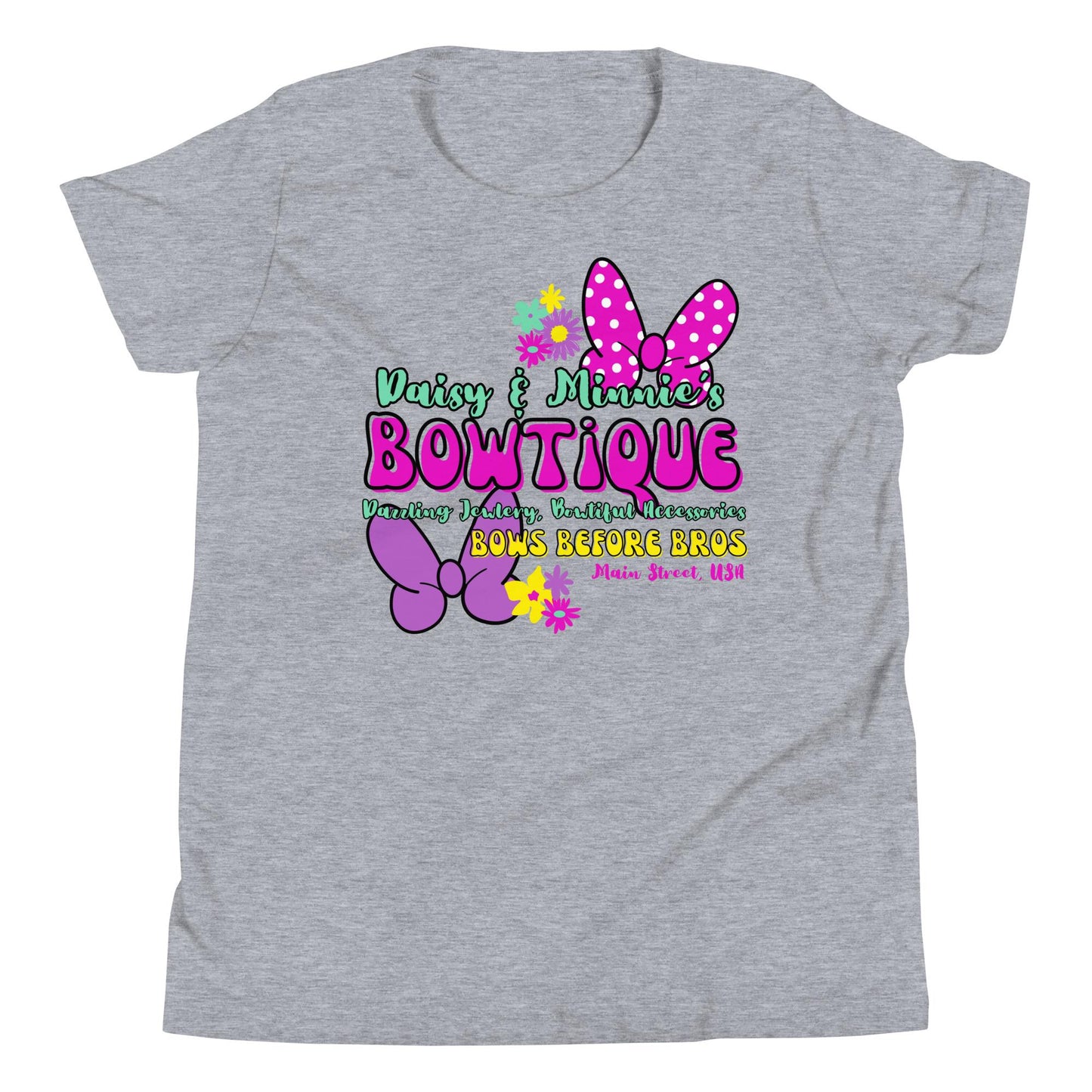 Girls Disney Shirt, Minnie and Daisy Bows, Custom Vacation Shirt