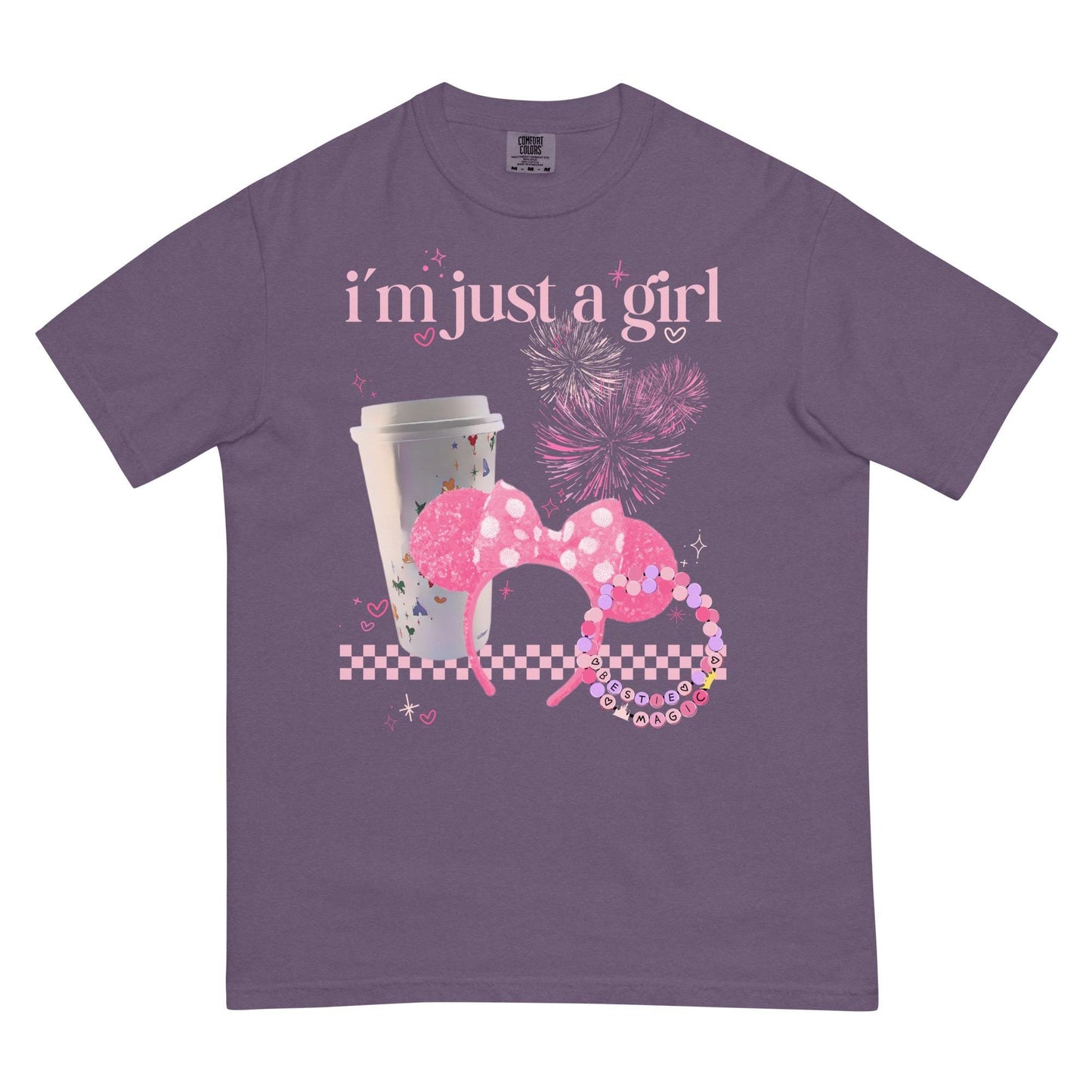 Disney Girls Trip Comfort Colors Shirt, I’m Just a Girl
