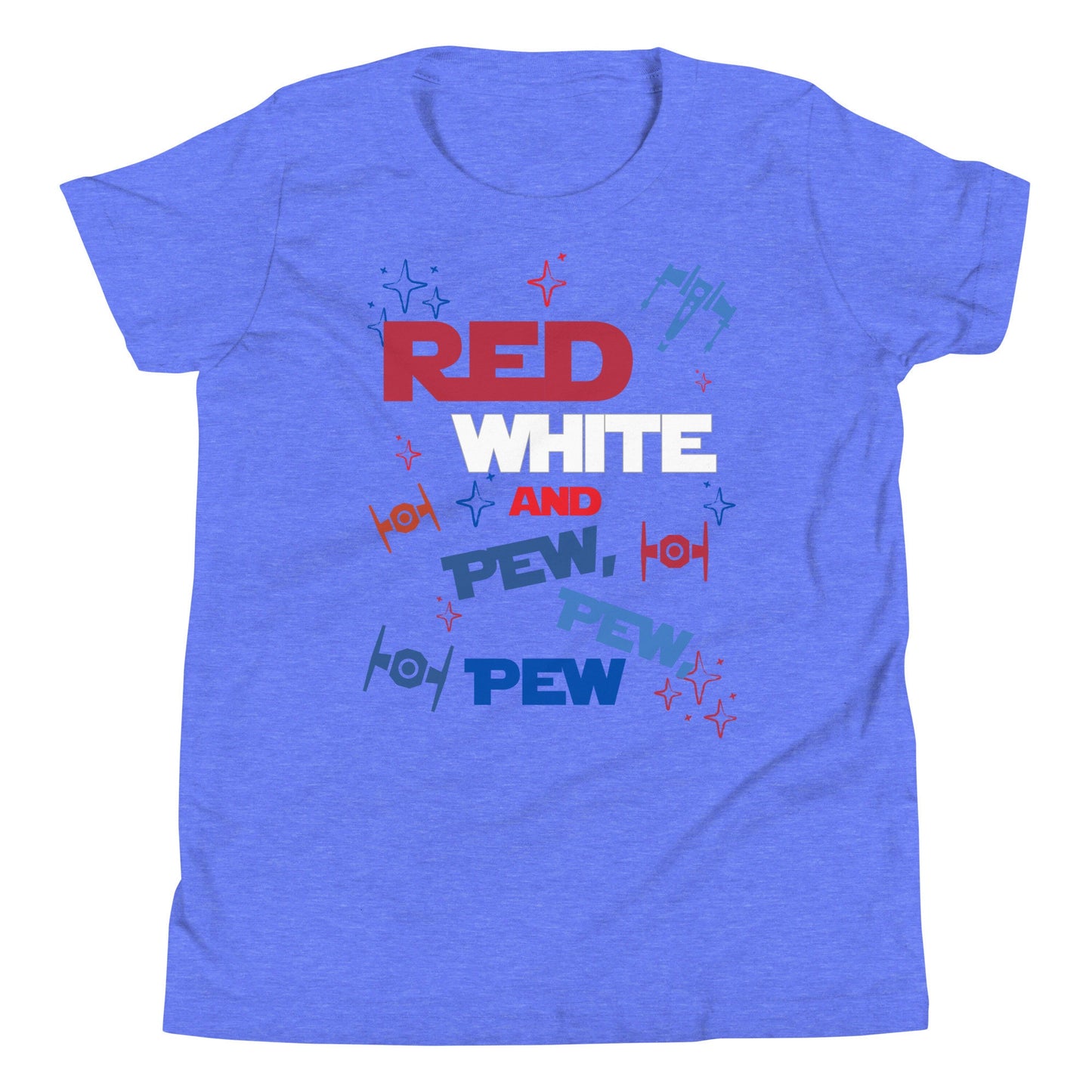 Red White and Pew Pew Disney 4th of July Youth T-Shirt