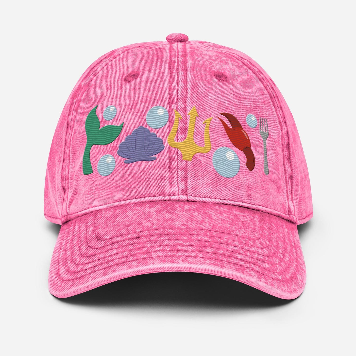 Little Mermaid Icon Hat, Embroidered Disney Ariel, Mom Hat