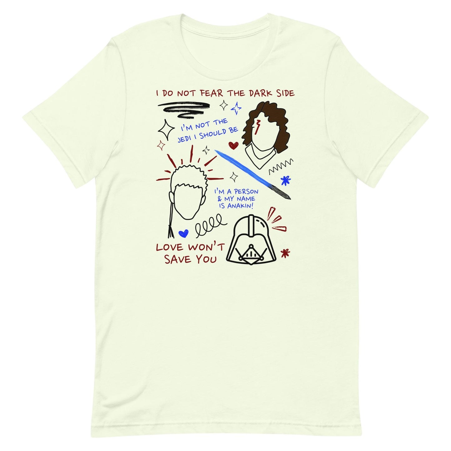 Anakin Skywalker Star Wars Shirt: Trendy Sketch Tee