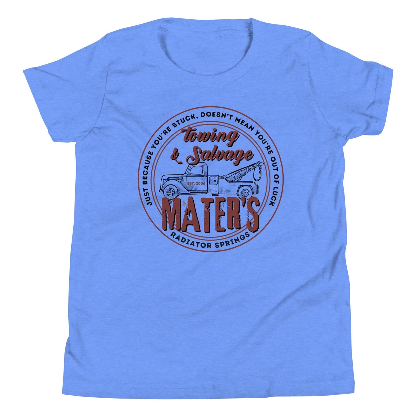Tow Mater Disney Cars Bella Canvas Youth T-Shirt