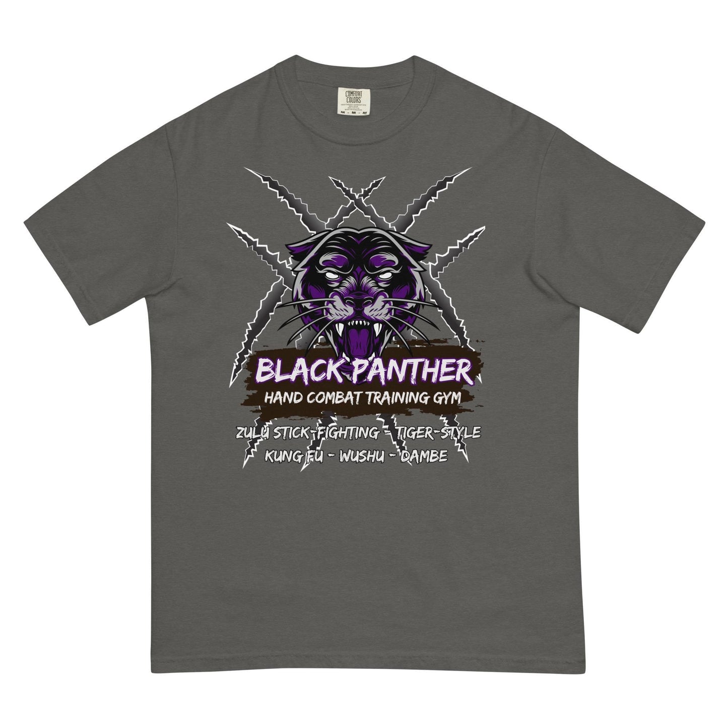 Black Panther Training Gym Shirt, Marvel Avenger Inspired Comfort Colors Tee