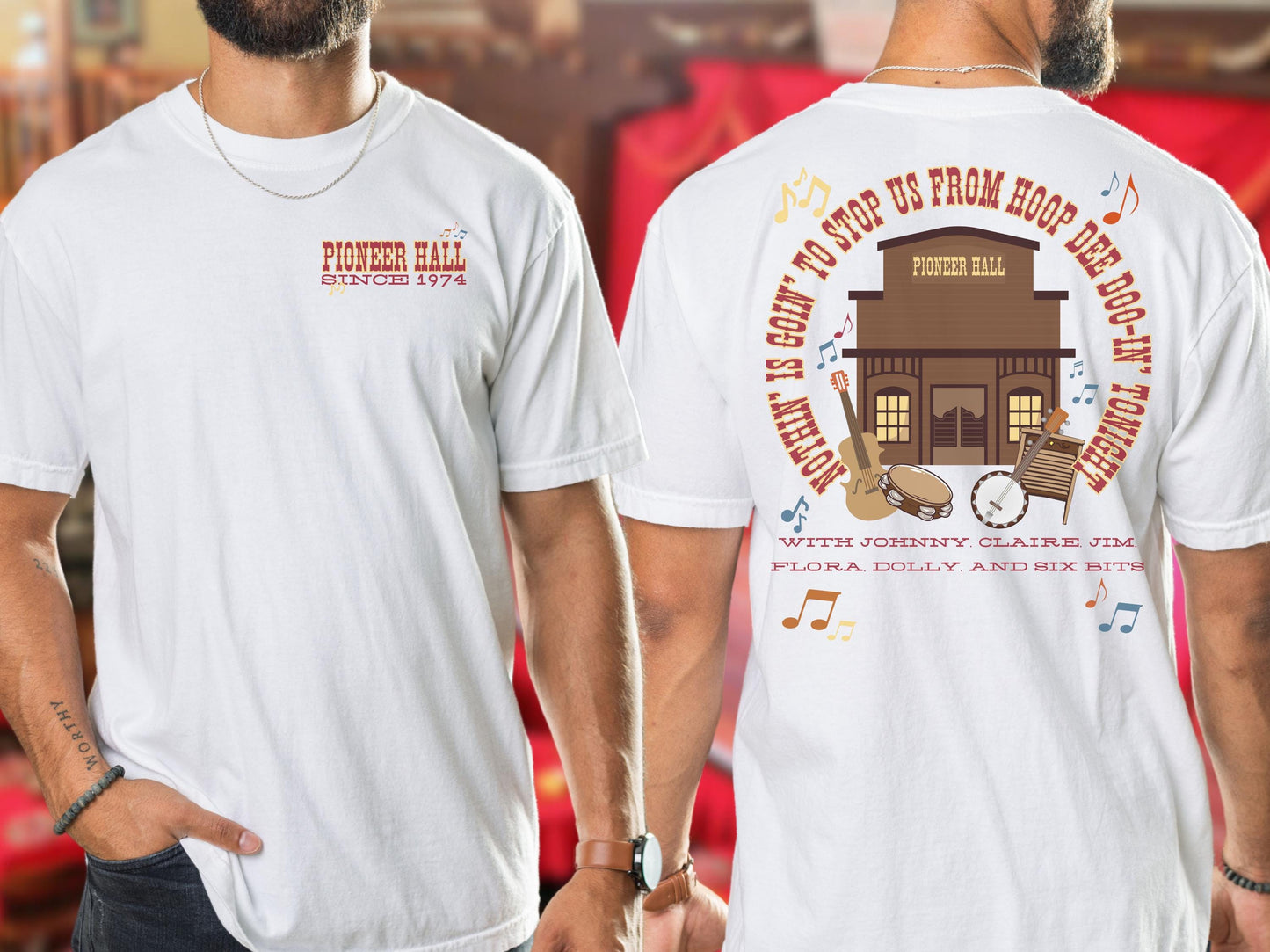 Hoop Dee Doo Revue Shirt, Pioneer Hall Comfort Colors Tee
