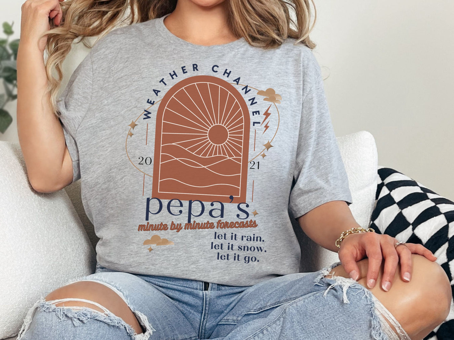 Disney Encanto Pepa's Weather Channel Disney Mom T-Shirt, Bella Canvas Short Sleeve