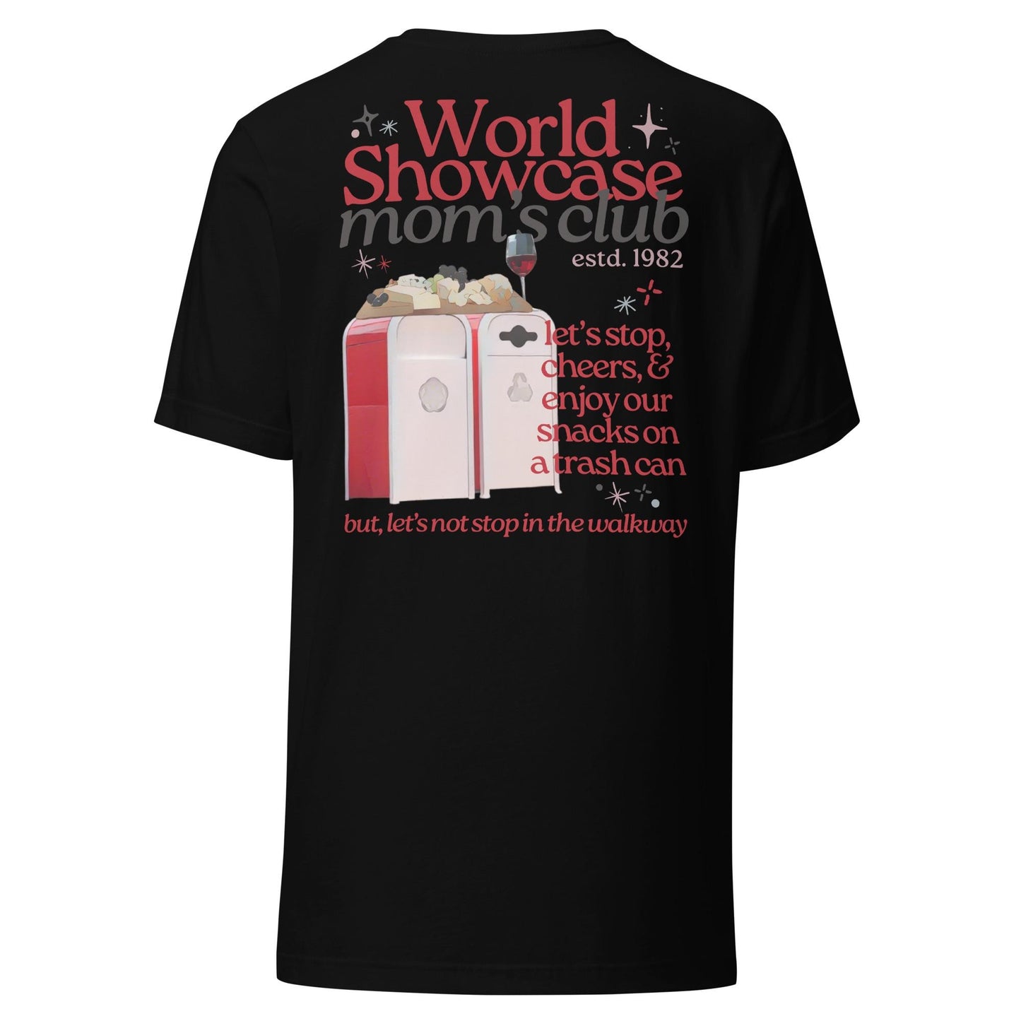 EPCOT Mom's Club Bella Canvas T-Shirt: World Showcase Design