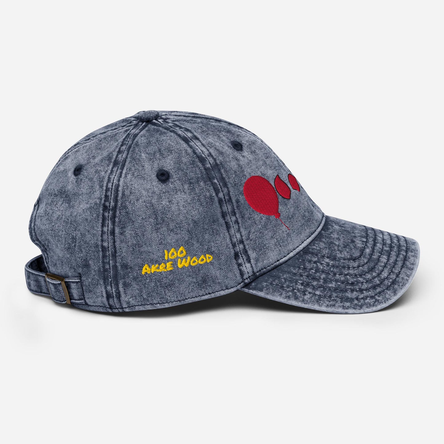 Winnie the Pooh 100 Akre Woods Embroidered Vintage Icon Hat