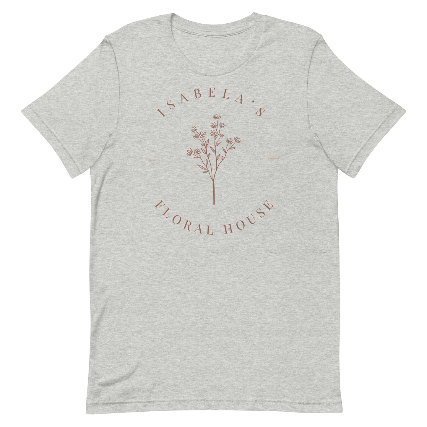 Isabela's Floral House T-Shirt, Bella Canvas Unisex, Matching Family Shirts