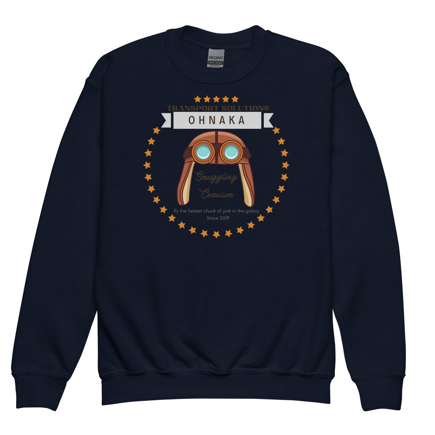 Ohnaka's Transport Youth Crewneck Sweatshirt, Subtle Theme Park Matching Outfit