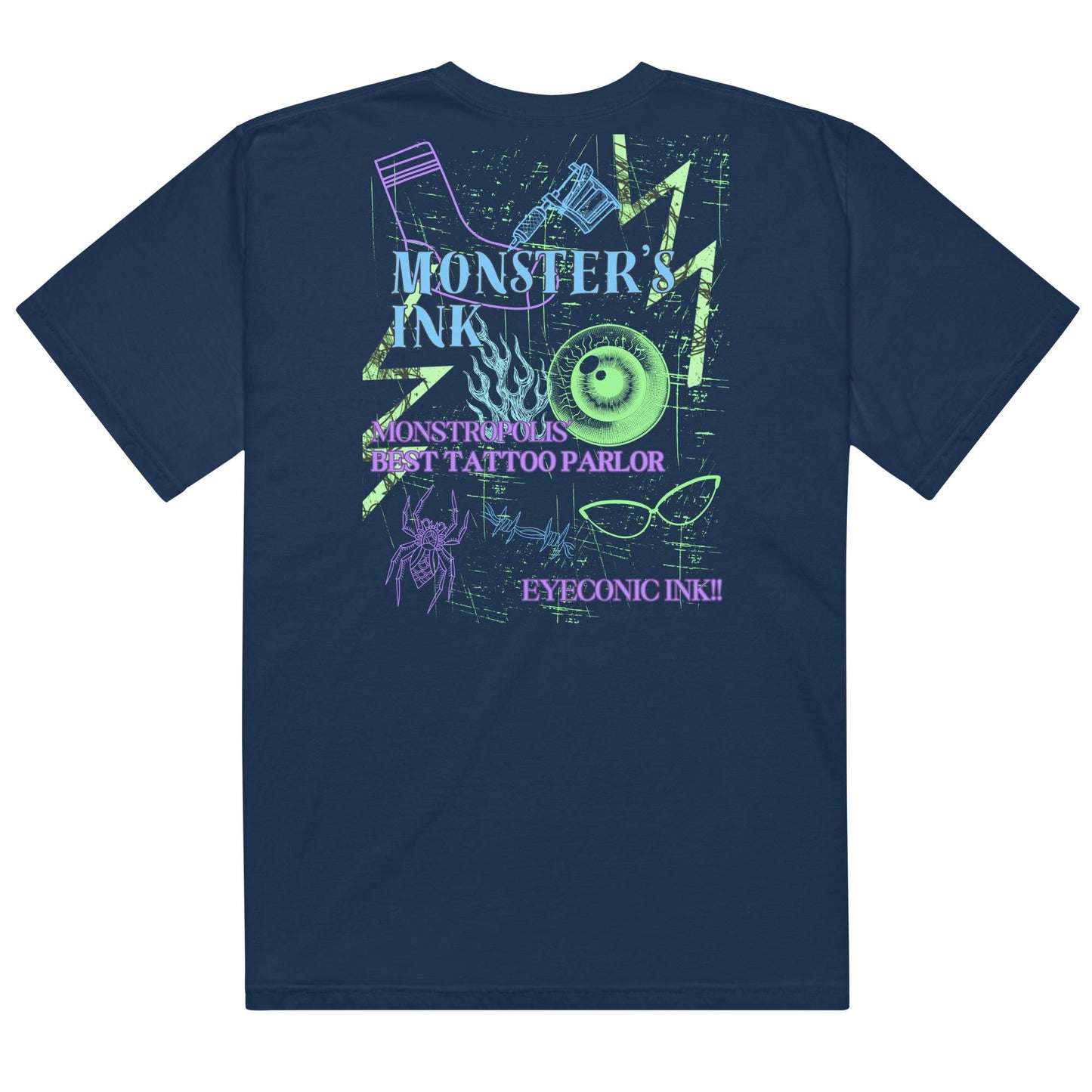 Monsters Inc Tattoo Parlor Comfort Colors Shirt