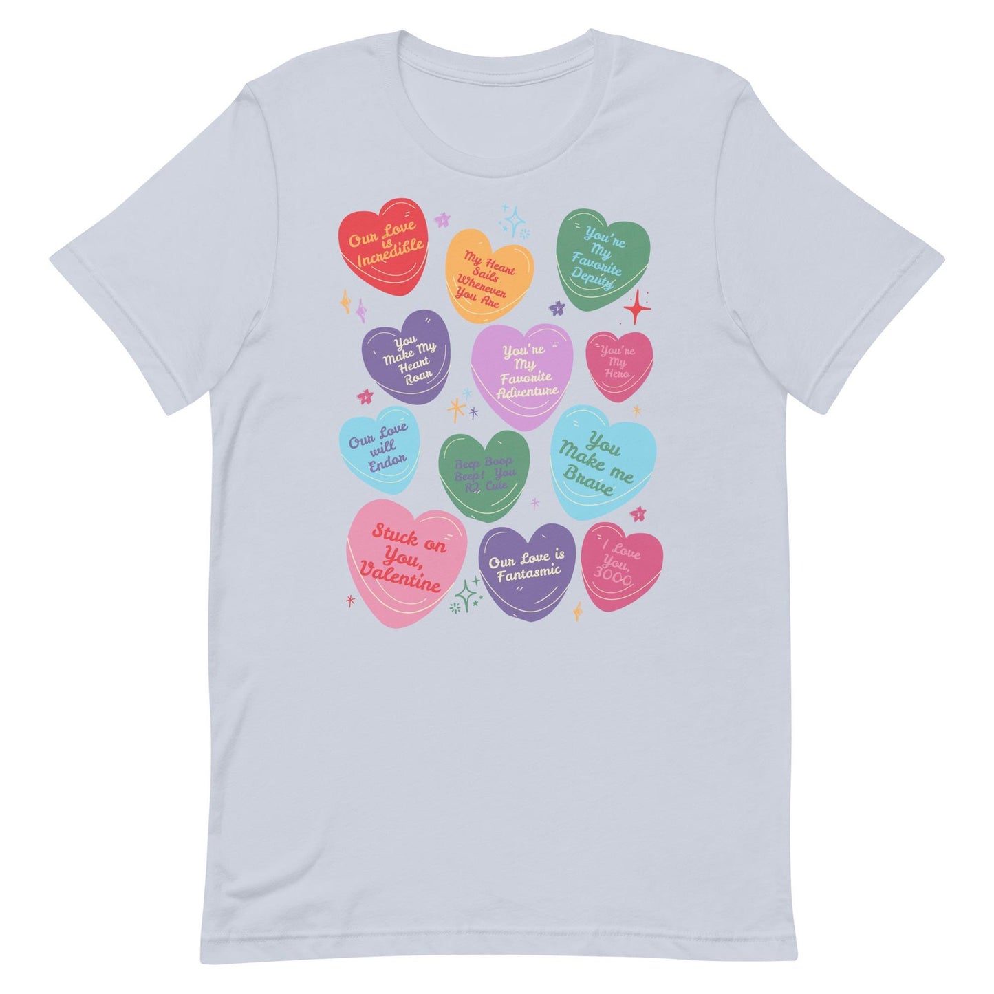 Subtle Disney-Inspired Valentine’s Day Shirt | Disney Conversation Hearts | Trendy Bella Canvas Shirt for Women