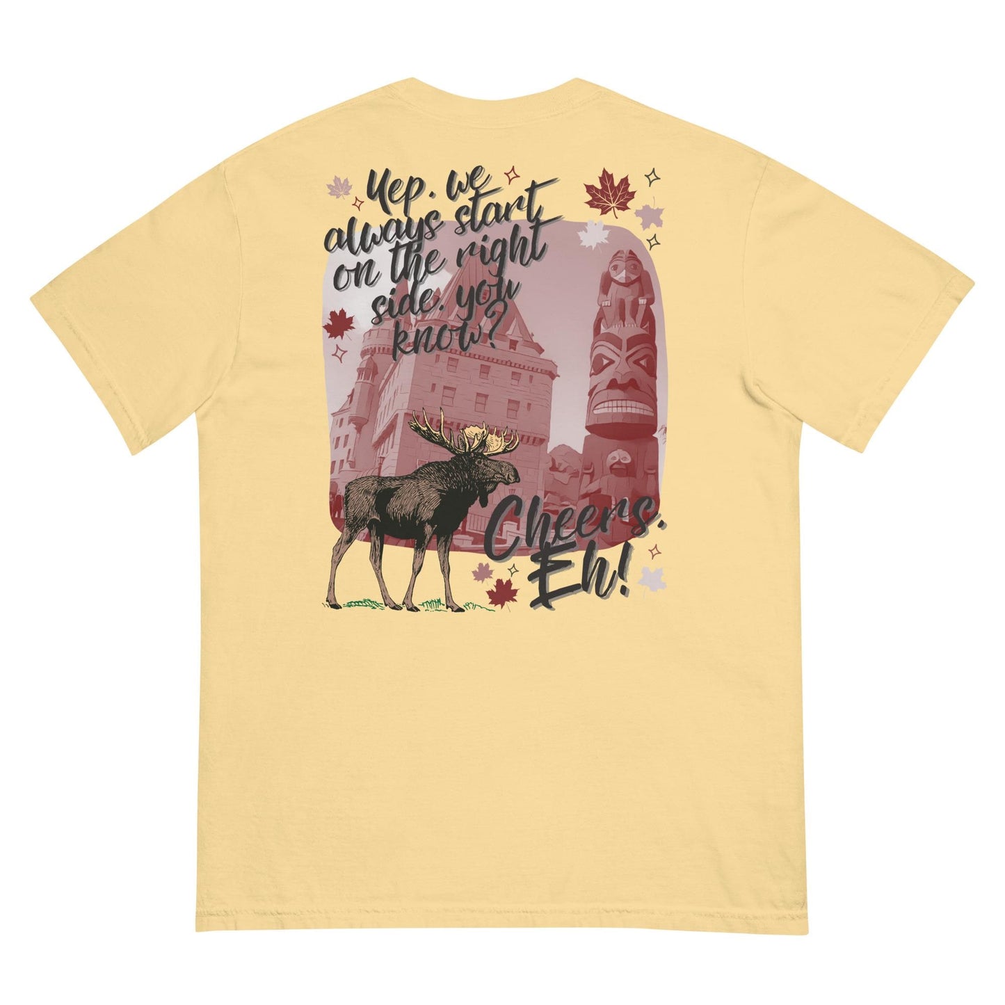 Canada EPCOT Comfort Colors Shirt, Disney Adult Vacation Tee