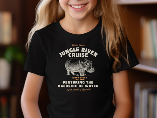 Jungle River Cruise Youth Tee: Bella Canvas Disneyland Shirt