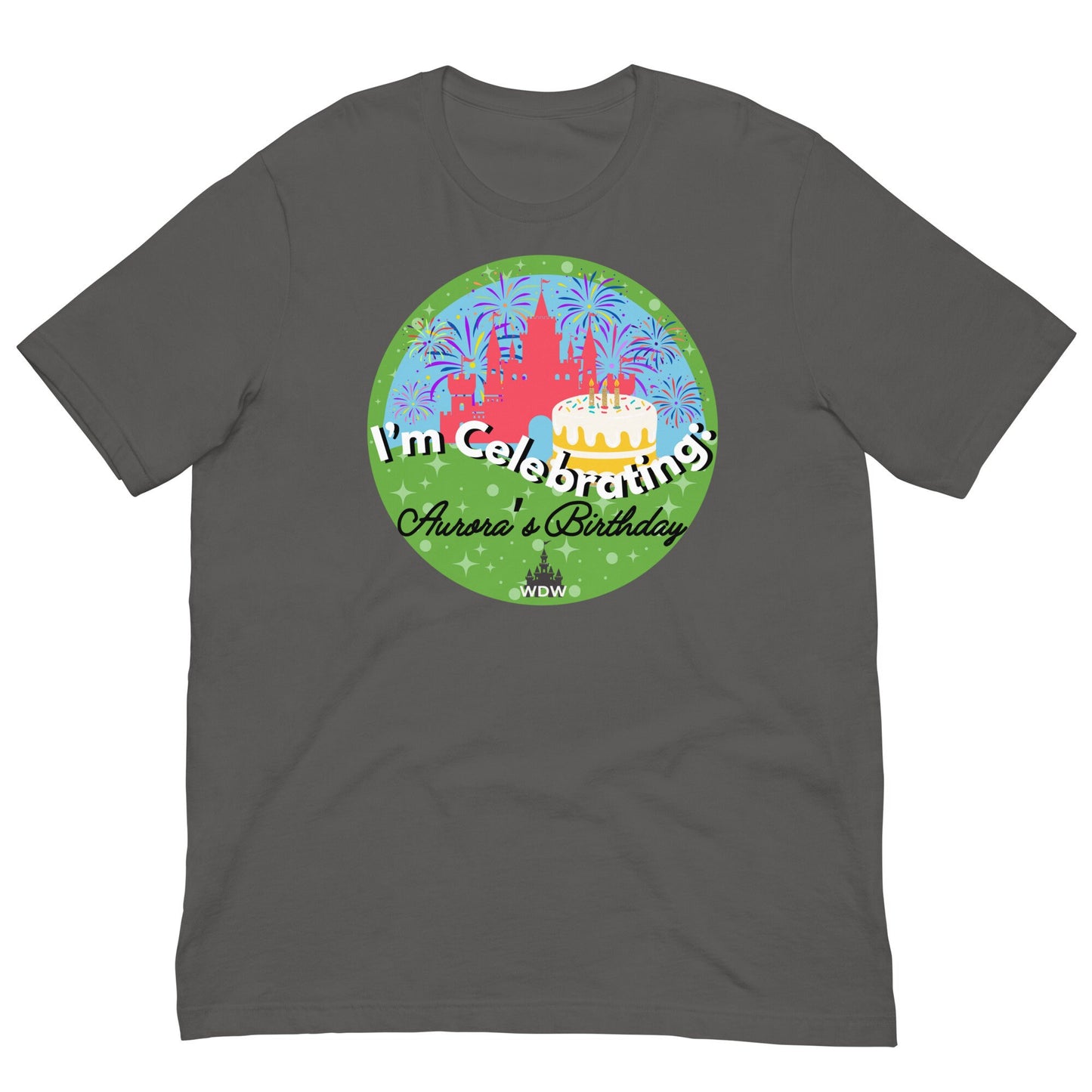 Custom 'I'm Celebrating' Disney Family Bella Canvas T-Shirt