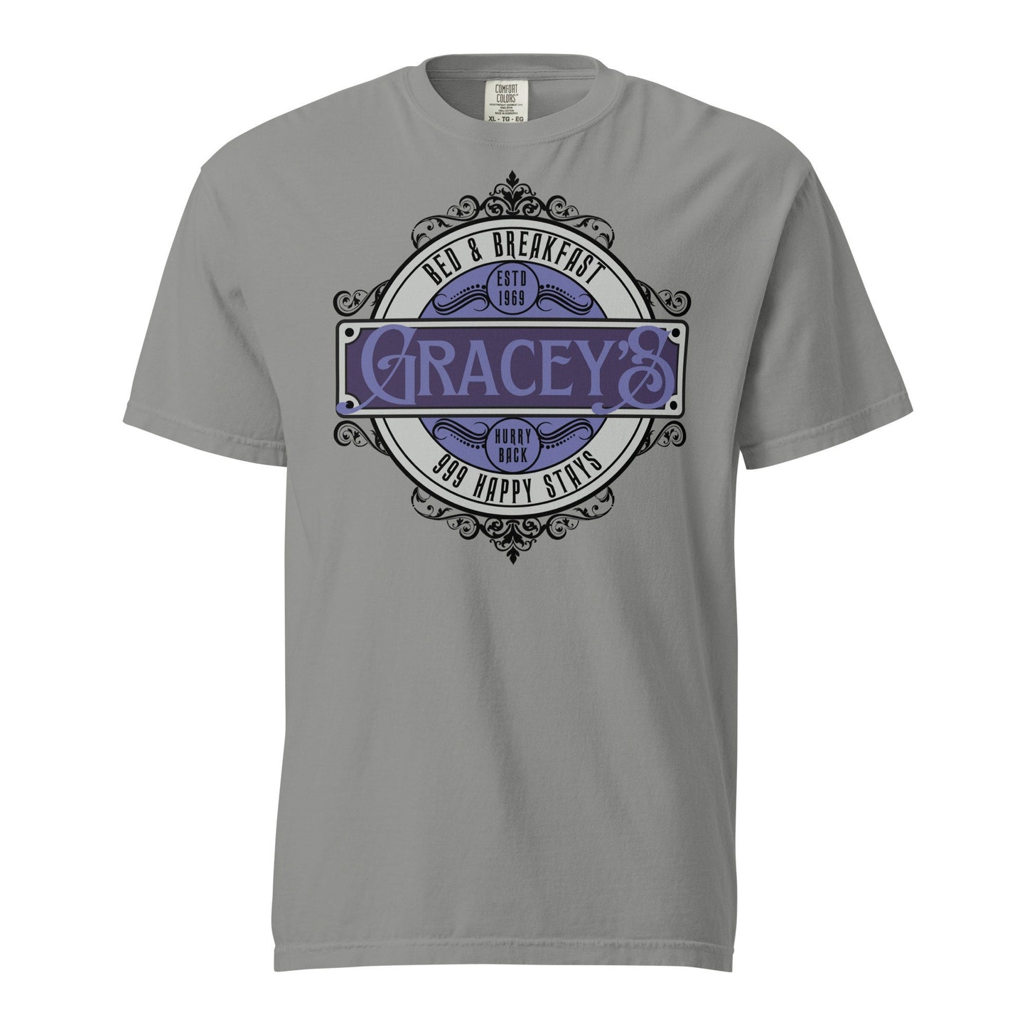 Gracey's Bed & Breakfast Haunted Mansion Tee, Comfort Colors Disney Shirt