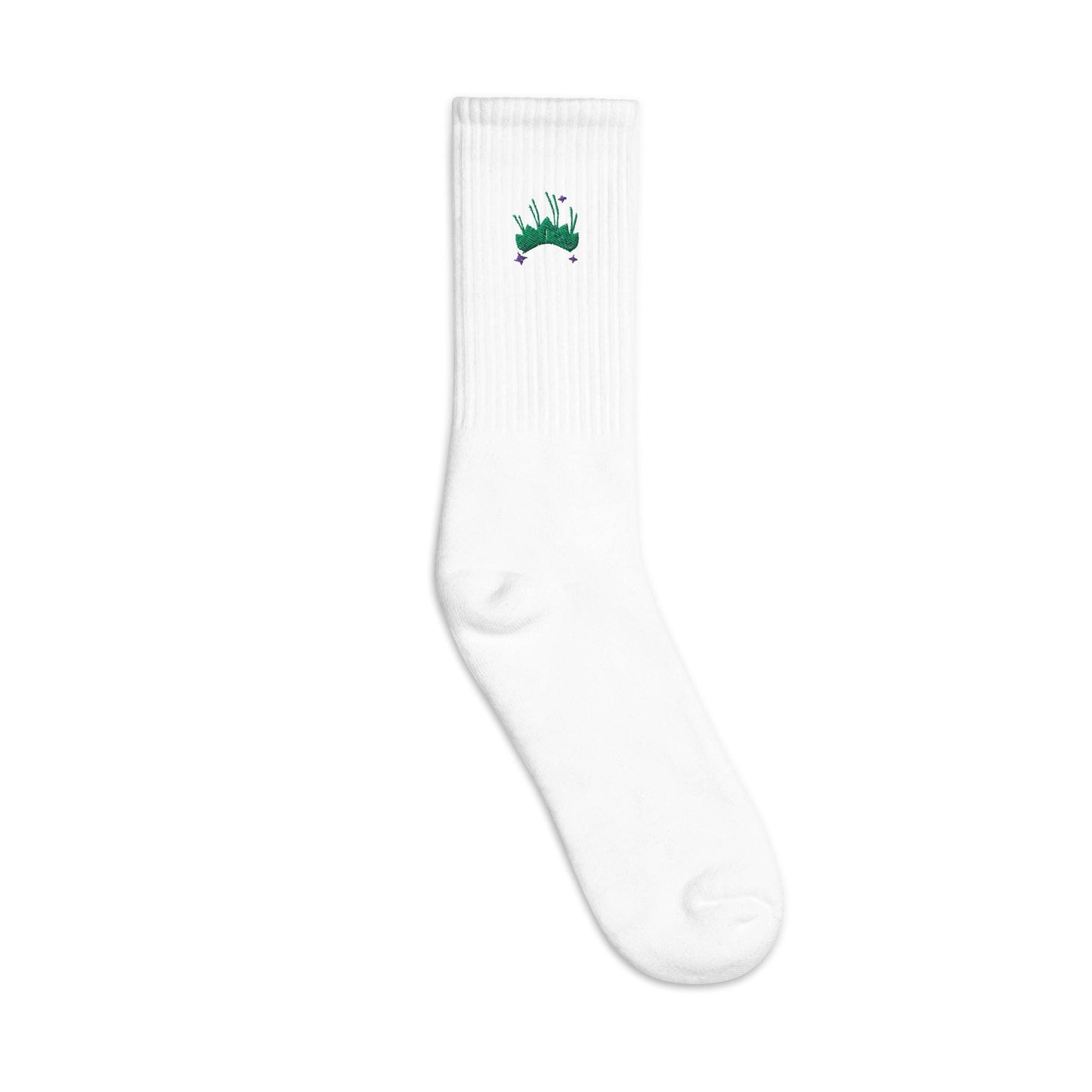 Princess and the Frog Disney Inspired Tiana Embroidered Socks