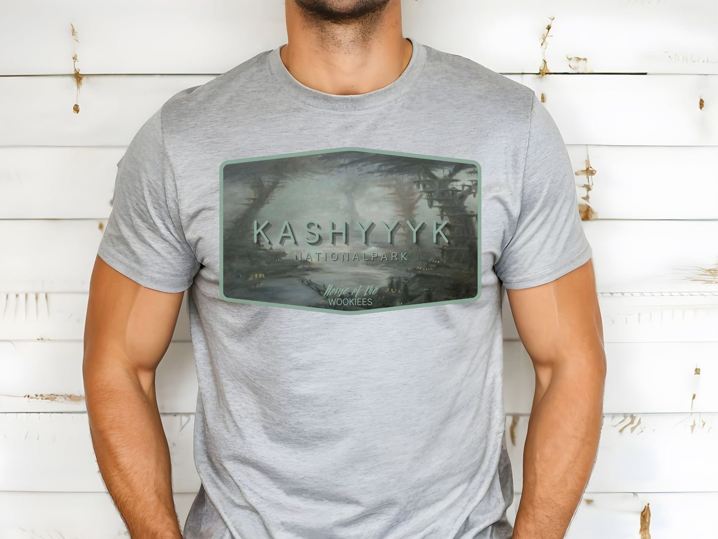 Kashyyyk National Park Shirt, Subtle Star Wars Disney Family Tee