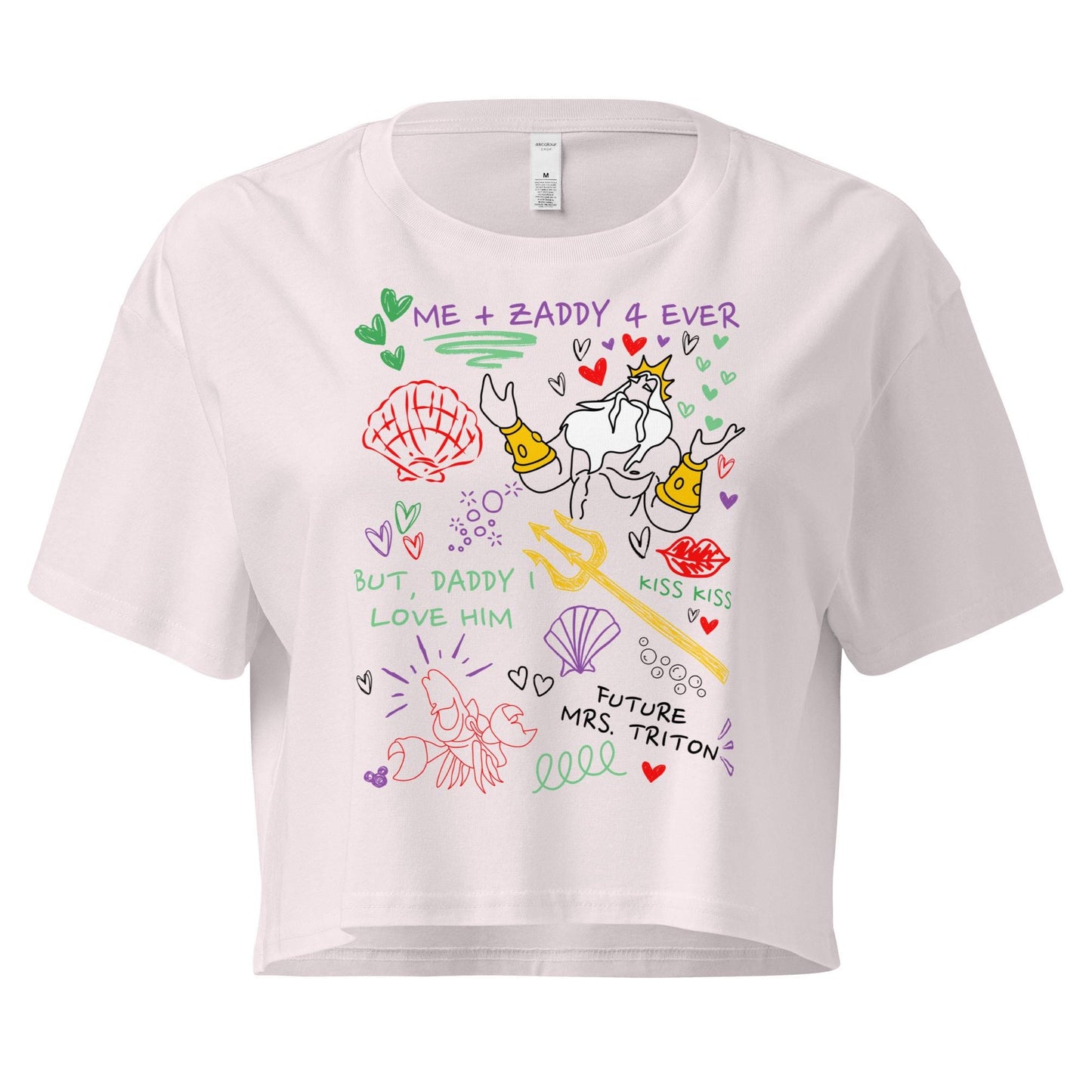 Little Mermaid King Triton Doodle Shirt, Girls Trip Tee