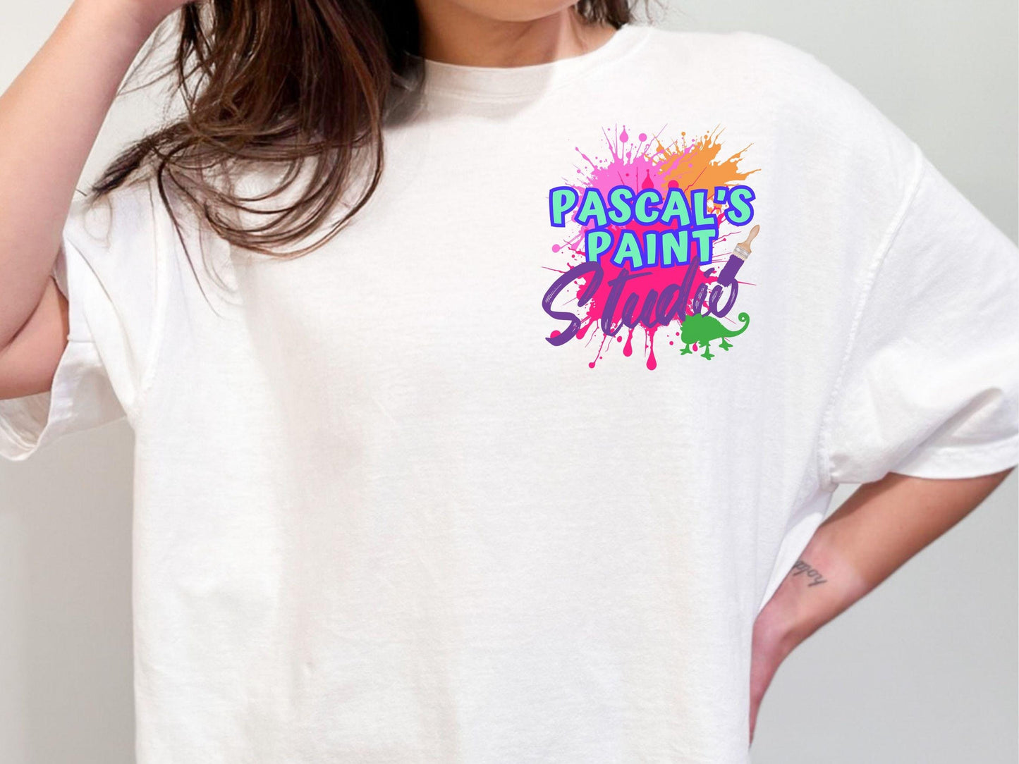Tangled Comfort Colors T-Shirt, Pascal's Paint Shop, Disney Family Shirt