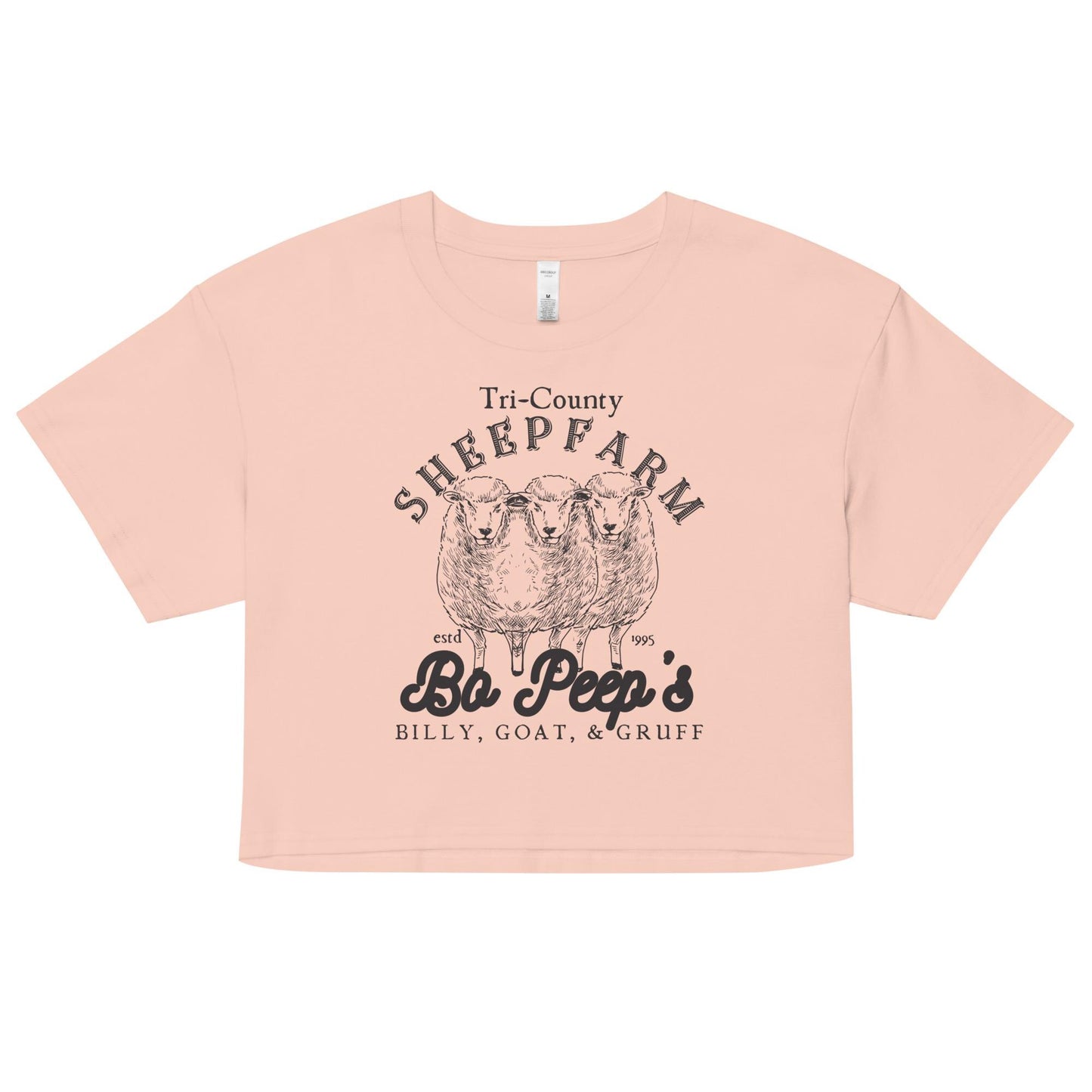 Bo Peep Sheep Farm Crop Top | Disney Pixar Hollywood Studios Tee