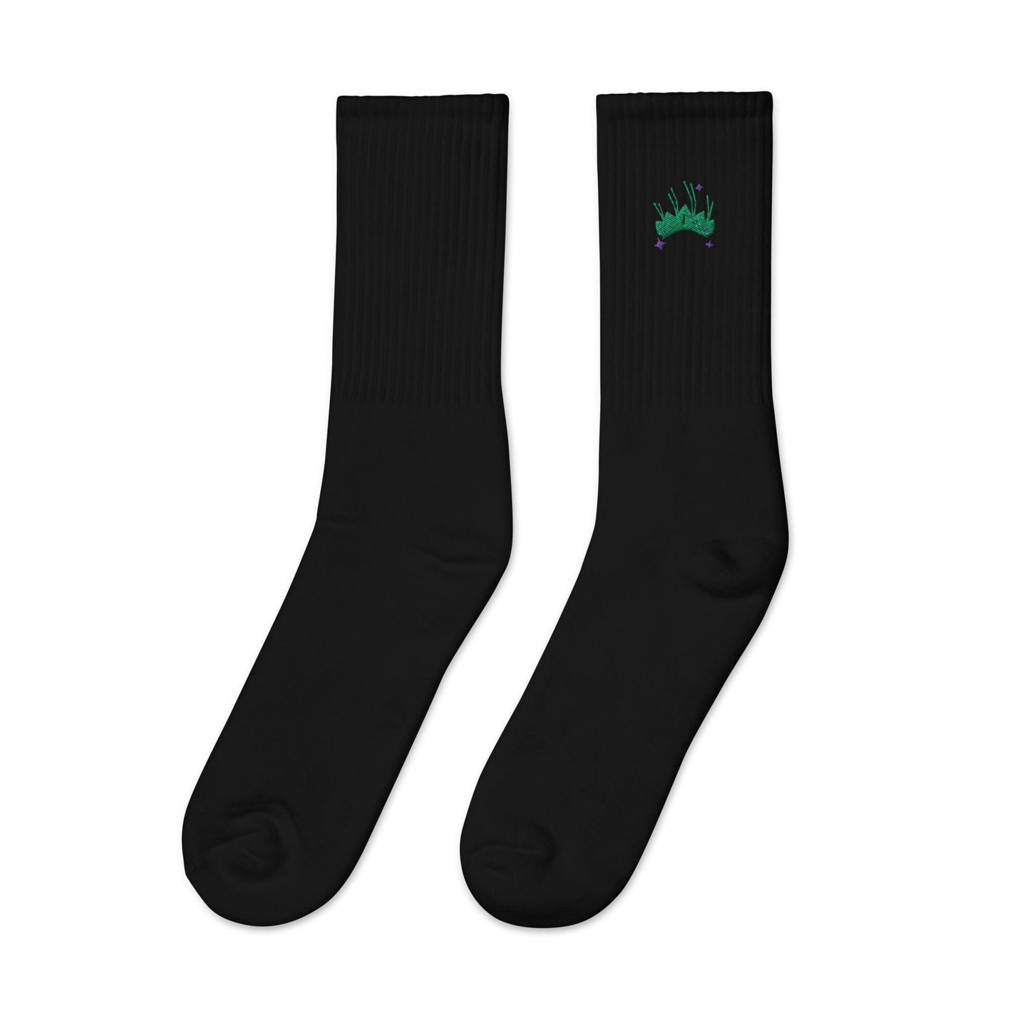Princess and the Frog Disney Inspired Tiana Embroidered Socks
