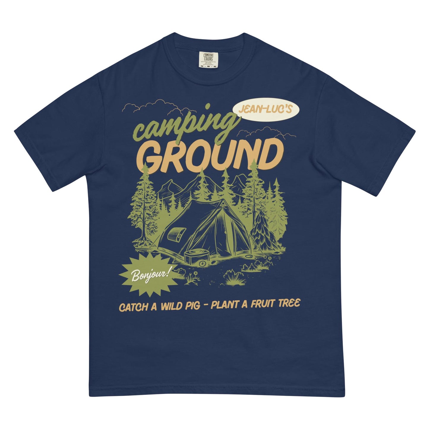 Bluey Camping Episode with Jean Luc, Disney Adult Bluey Shirt