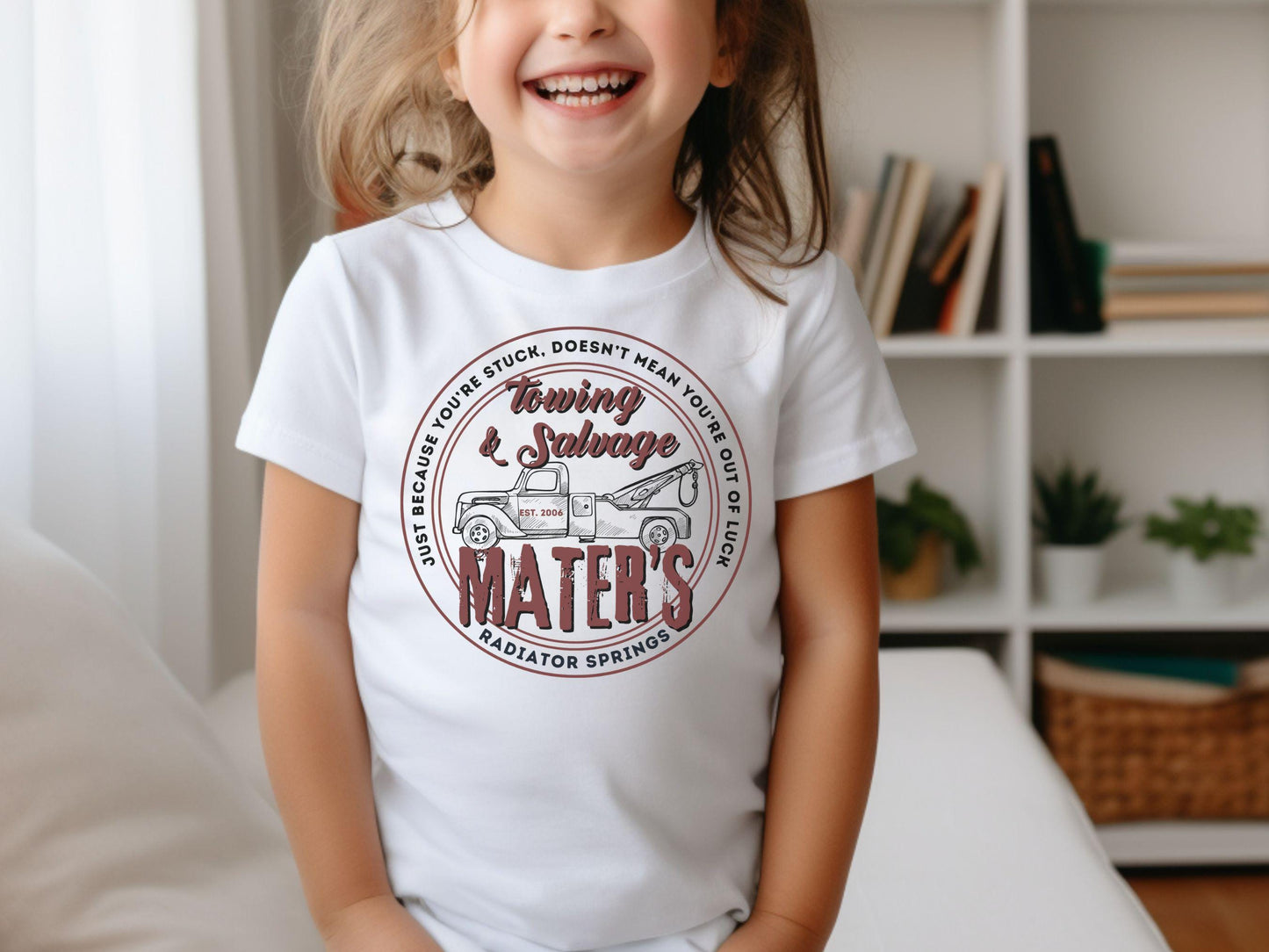 Mater's Towing Toddler Shirt, Subtle Disney Family Tee