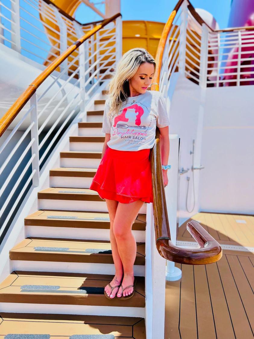 Dinglehopper Hair Salon Shirt, Little Mermaid Theme Park Bella Canvas Tee