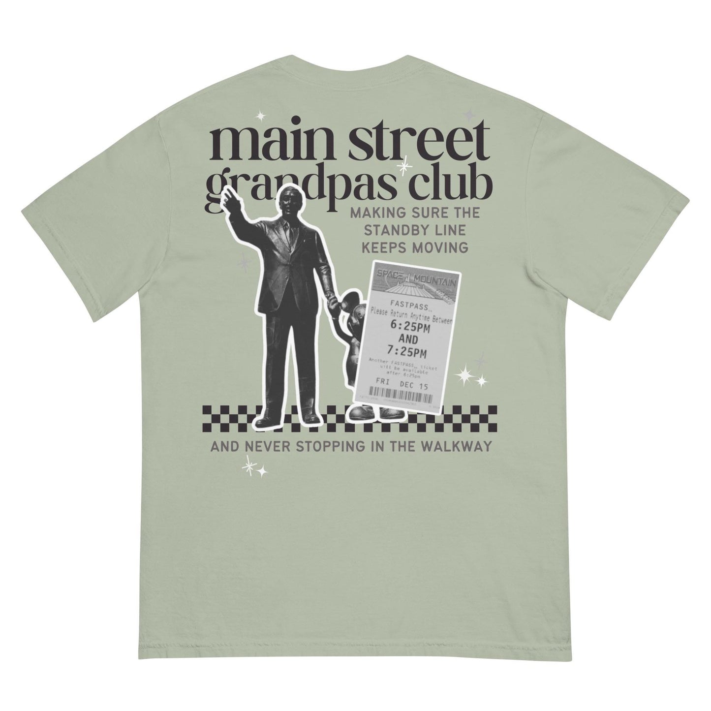 Disney Main Street Grandpas Club; Disney Grandpa Shirt