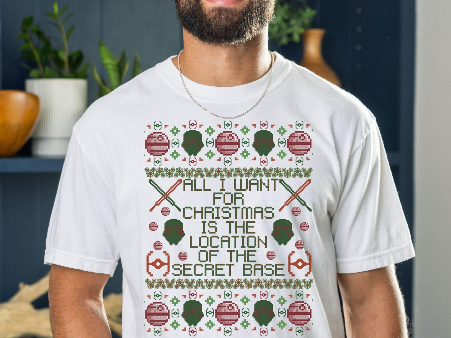 Star Wars Kylo Ren Christmas Shirt: Secret Base Ugly Sweater
