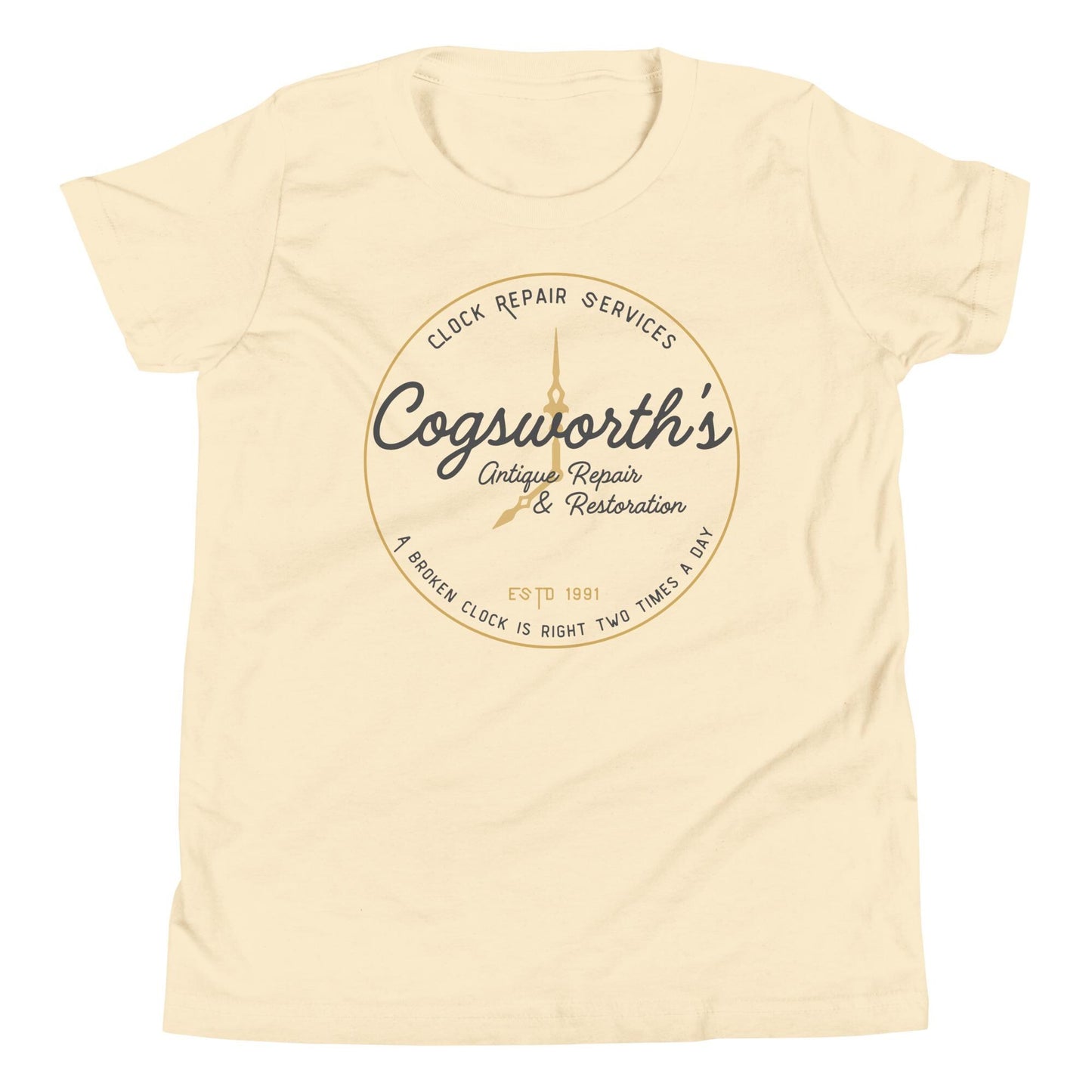 Cogsworth Youth Shirt, Beauty and the Beast, Disneyland Family Tee