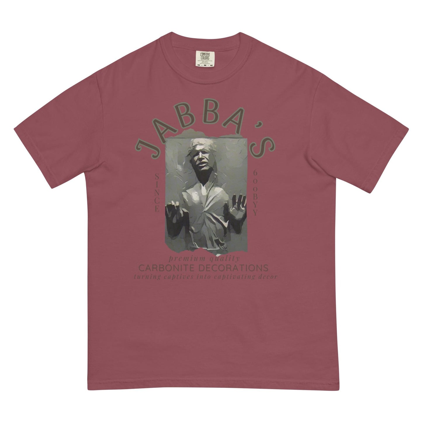 Jabba's Carbonite Heavyweight T-Shirt, Subtle Star Wars Disney Dad Shirt