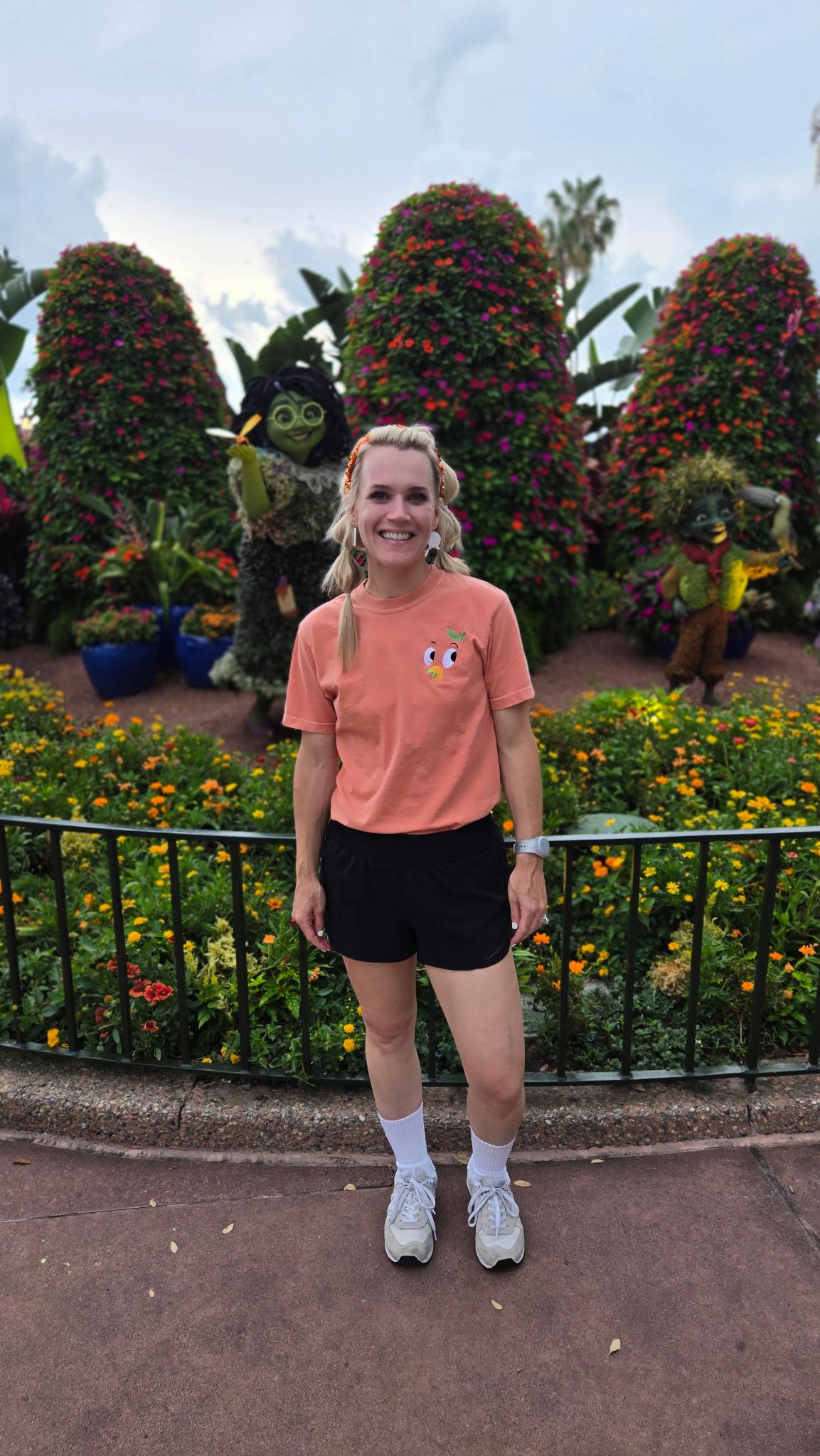 Embroidered Orange Bird Disney Shirt, Comfort Colors Ring-Spun Cotton Tee