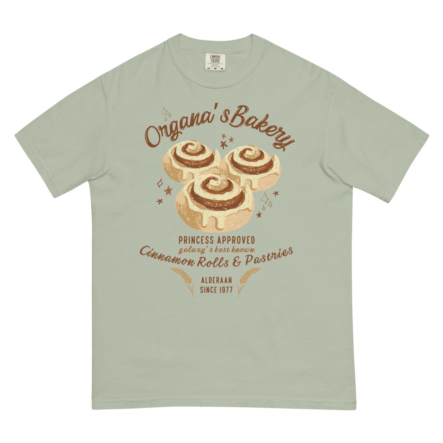 Princess Leia Cinnamon Rolls Comfort Colors Shirt