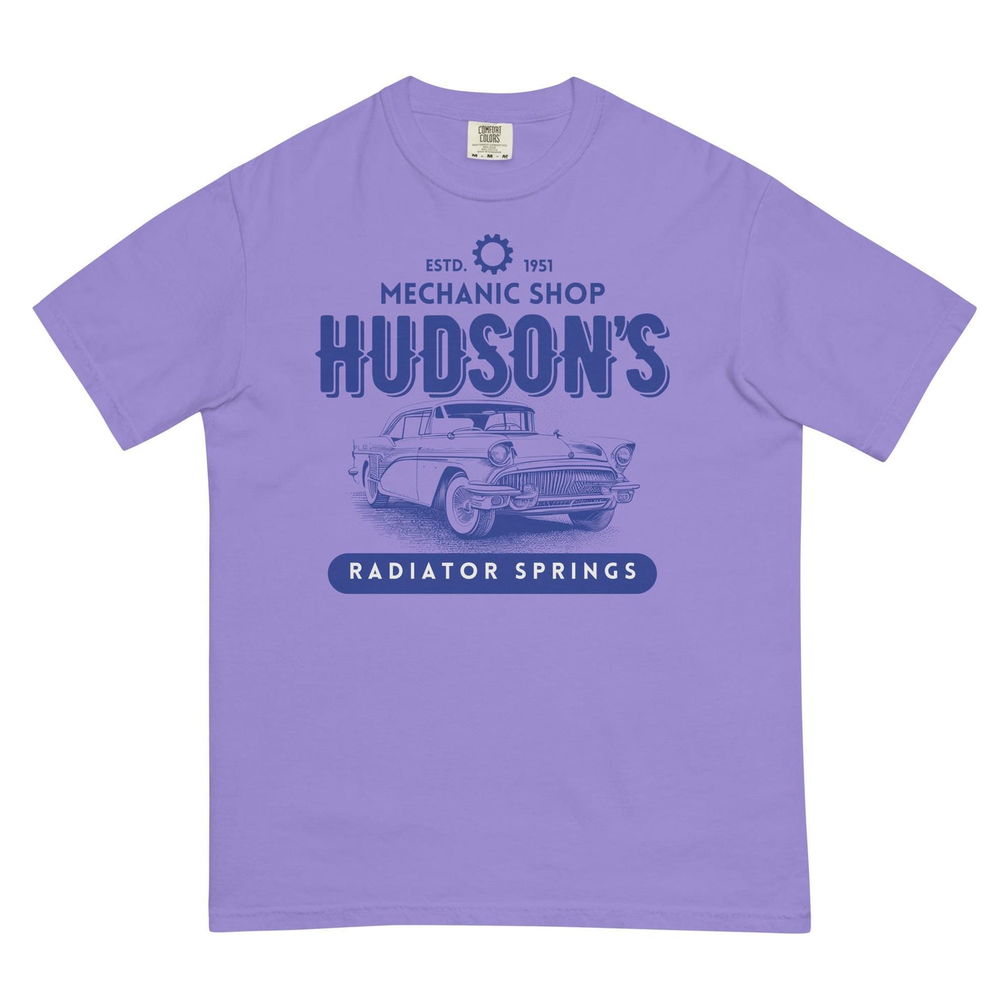 Disney Cars Hudson Hornet Comfort Colors T-Shirt, Radiator Springs