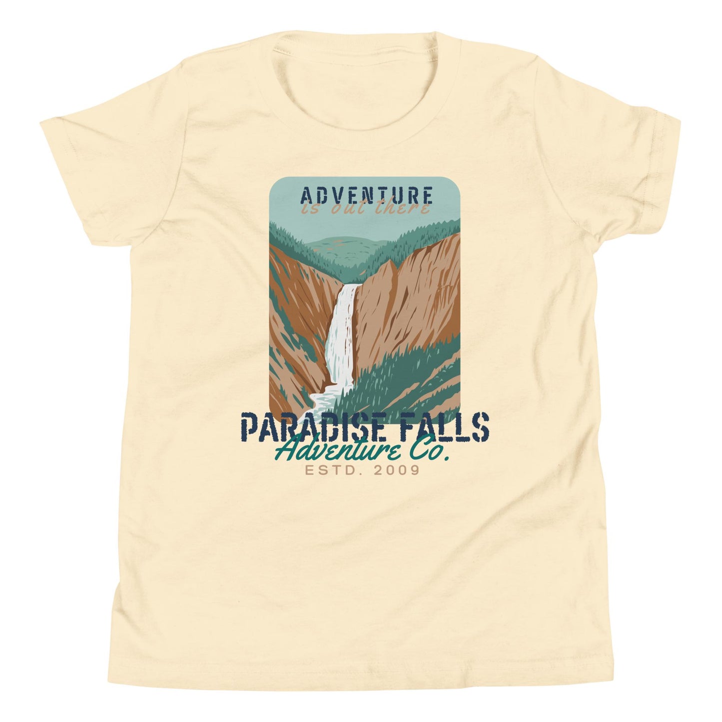 Adventure is Out There Youth Tee, Paradise Falls Design