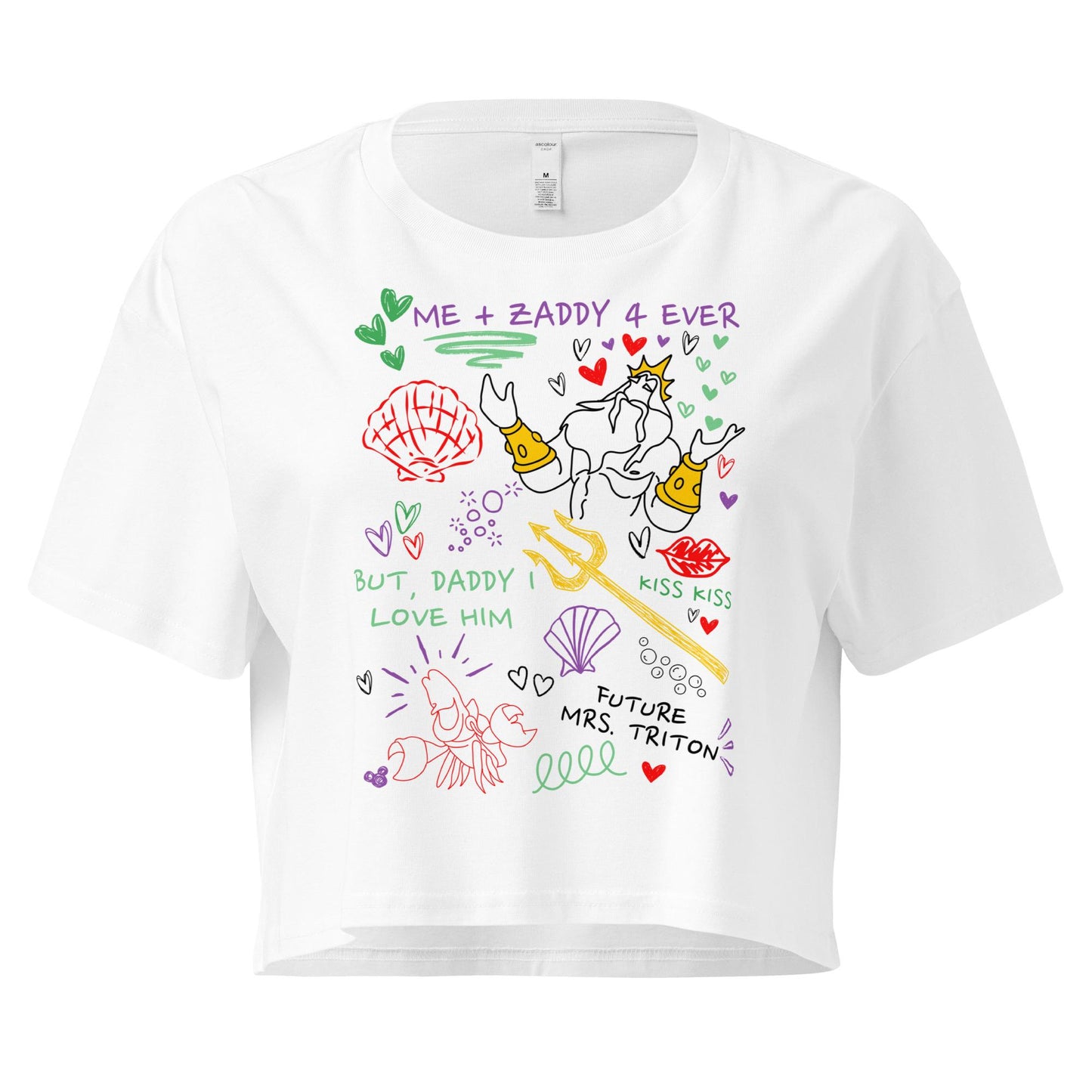 Little Mermaid King Triton Doodle Shirt, Girls Trip Tee
