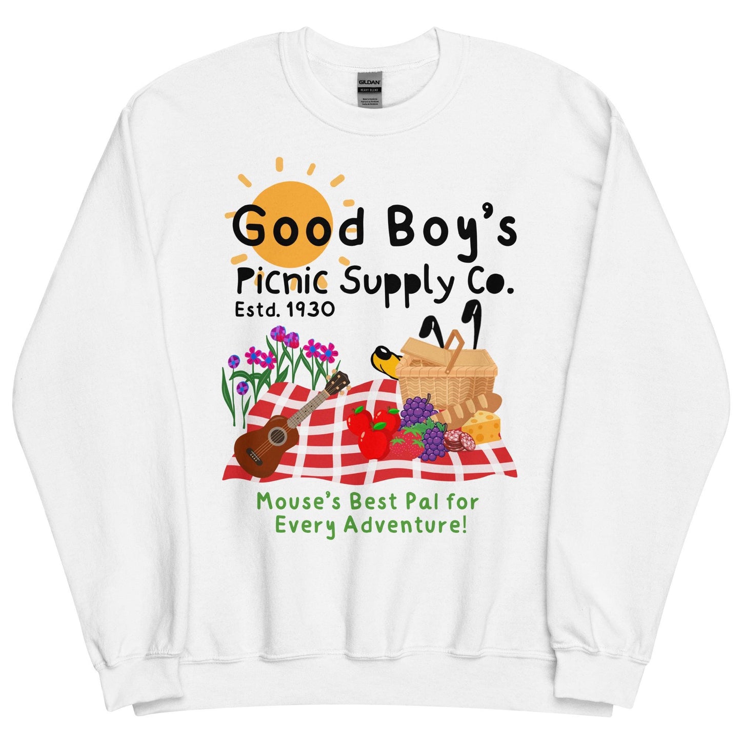 Pluto Inspired Disney Crewneck Sweatshirt, Good Boy's Picnic Co.