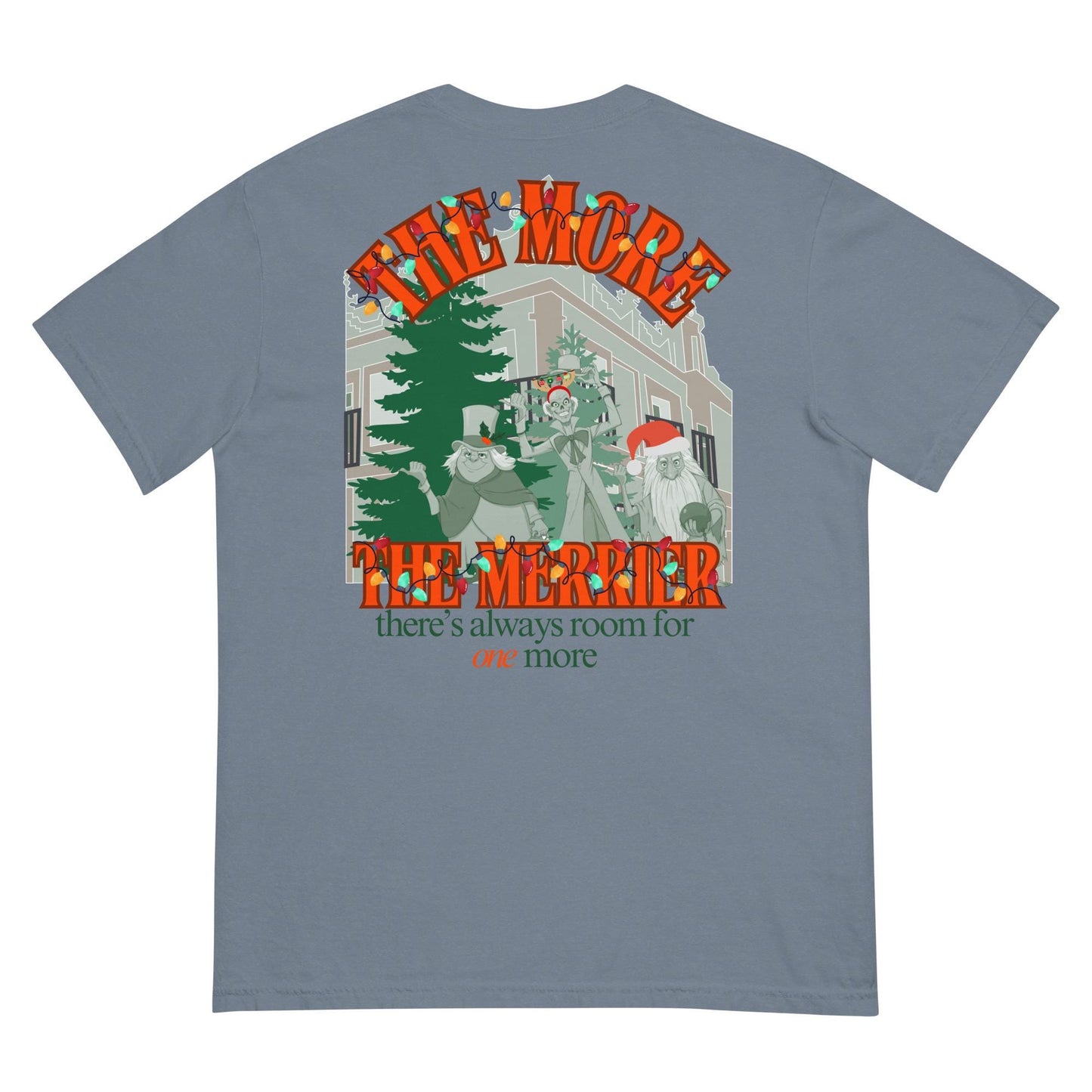 Haunted Mansion Christmas Shirt, Disney Hitchhiking Ghosts Holiday Tee