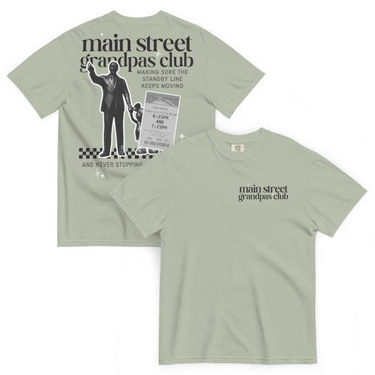 Disney Main Street Grandpas Club; Disney Grandpa Shirt