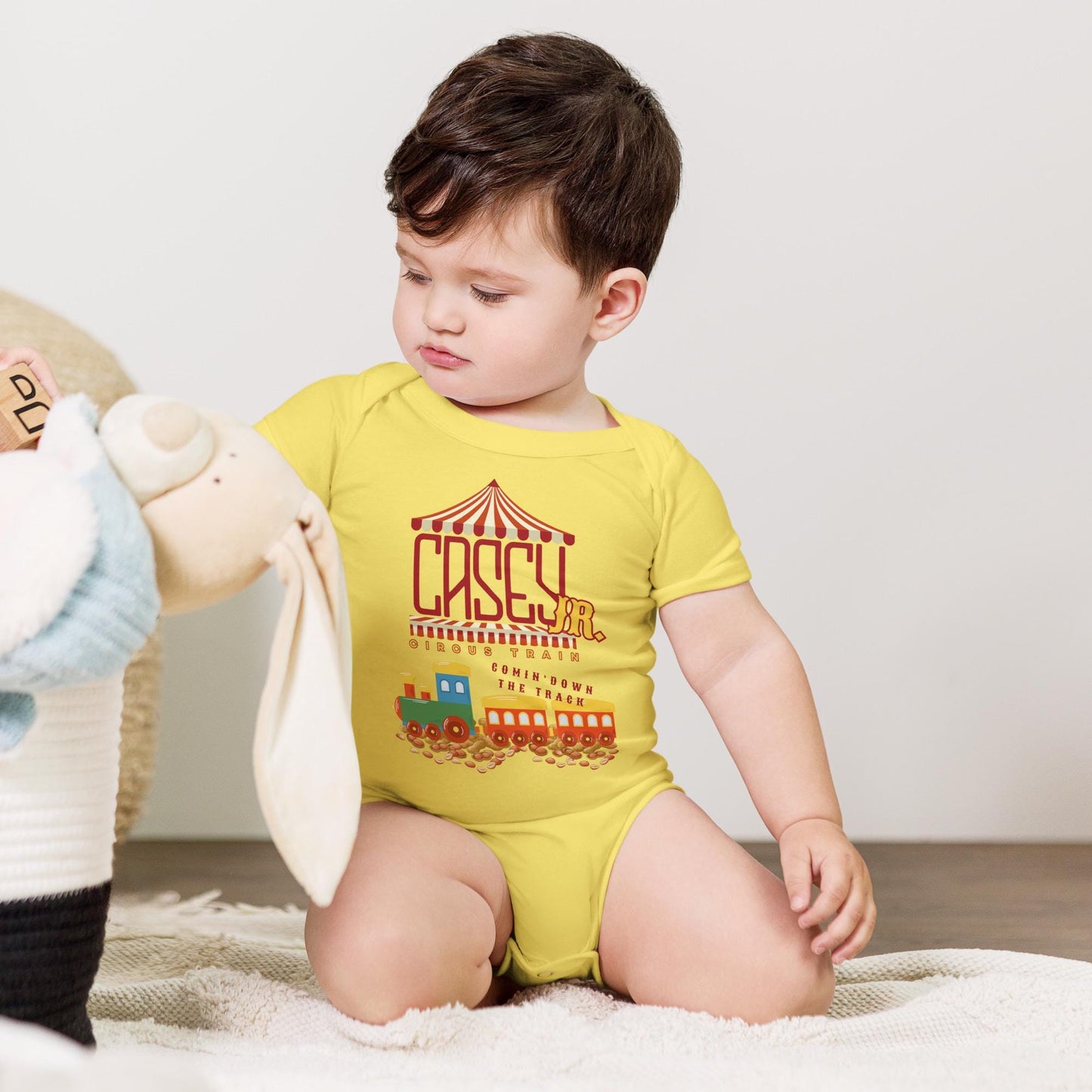 Casey Jr. Circus Train Baby One-Piece - Disneyland Family Shirt