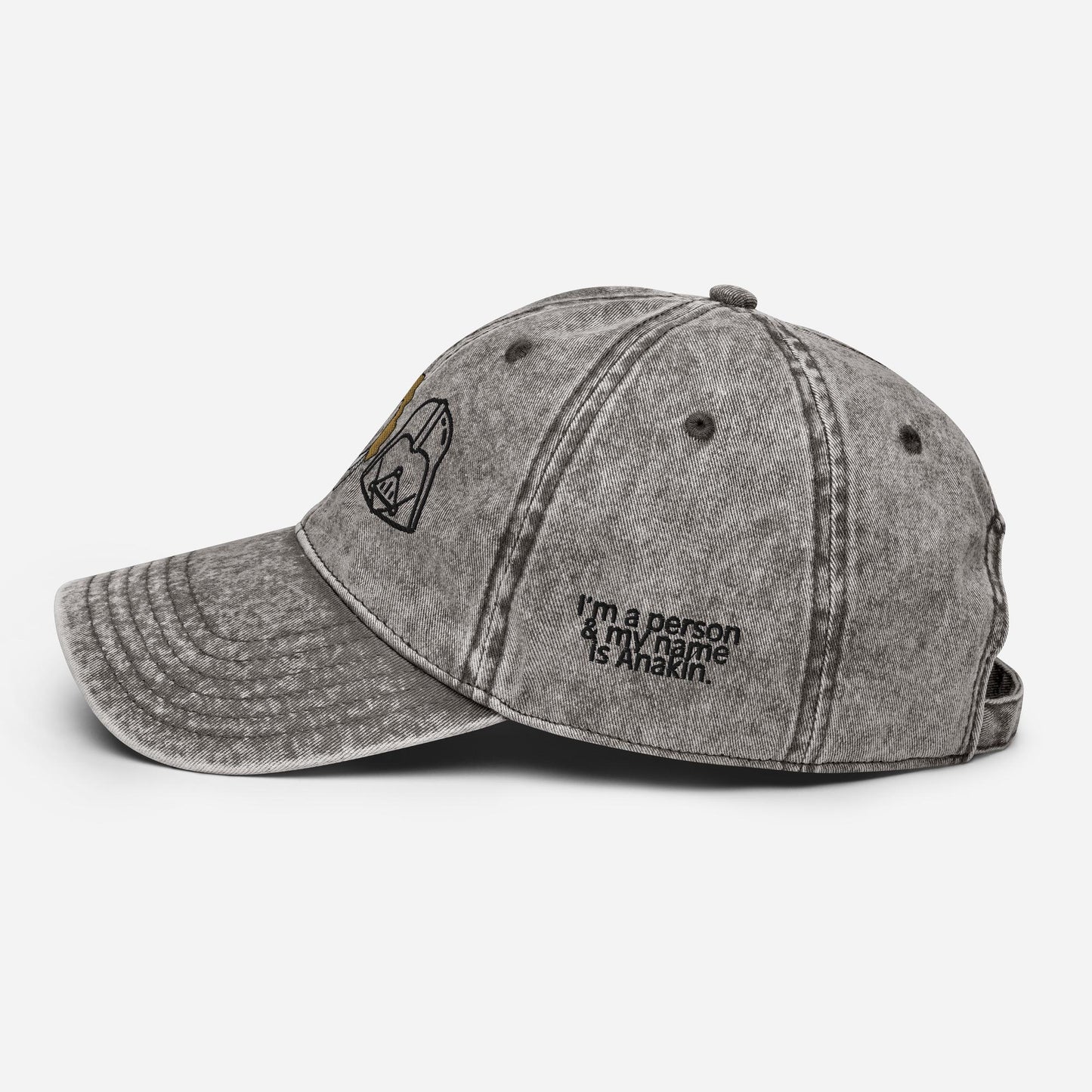 Anakin Skywalker Hat: Star Wars Embroidered Twill Dad Cap