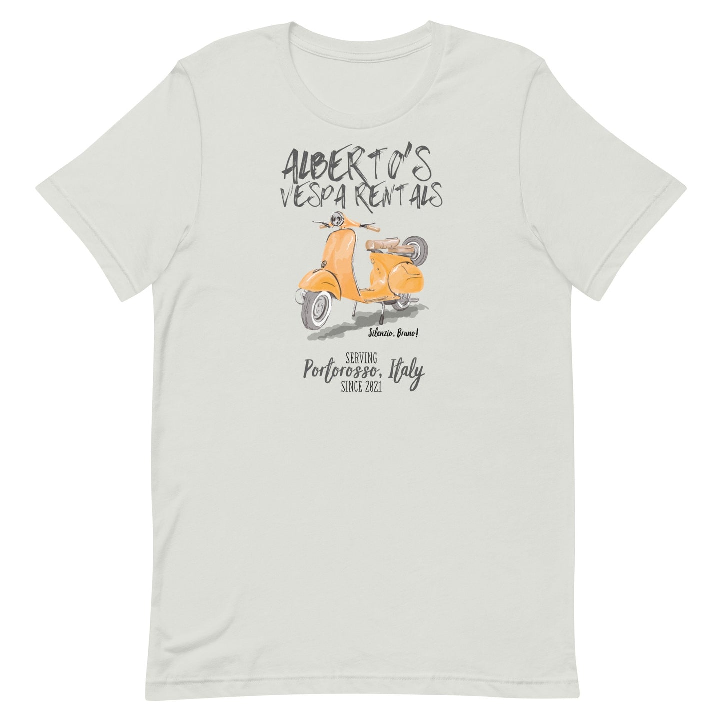 Luca Movie Bella Canvas T-Shirt, Alberto's Vespa Rentals, Matching Family Disney Shirt