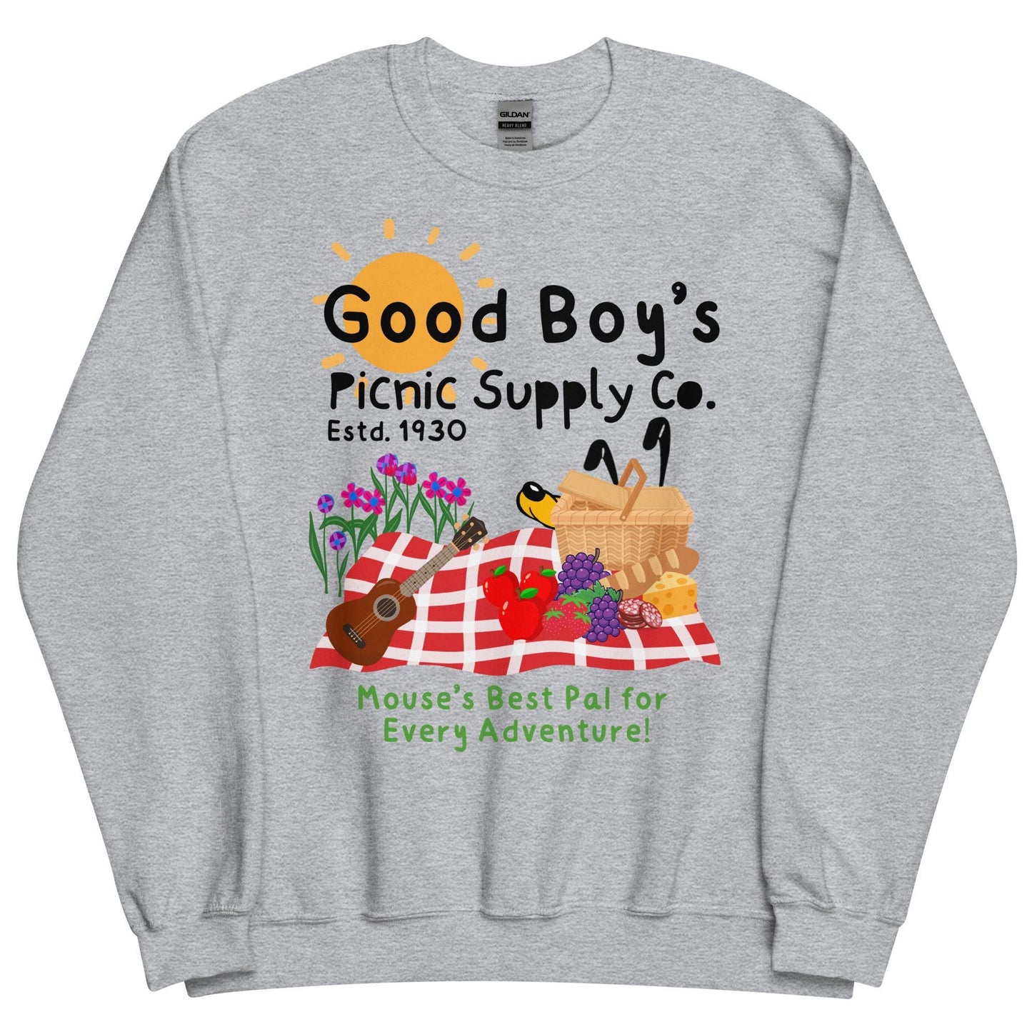 Pluto Inspired Disney Crewneck Sweatshirt, Good Boy's Picnic Co.