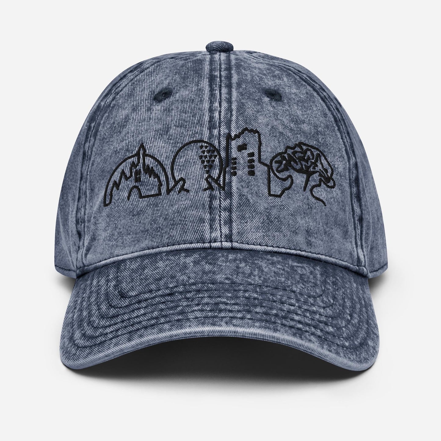 Embroidered Disney Park Icons Hat | WDW Passholder Cap