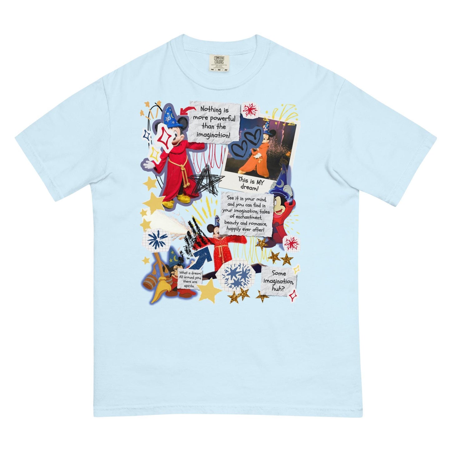 Sorcerer Mickey Scrapbook Junk Comfort Colors Shirt