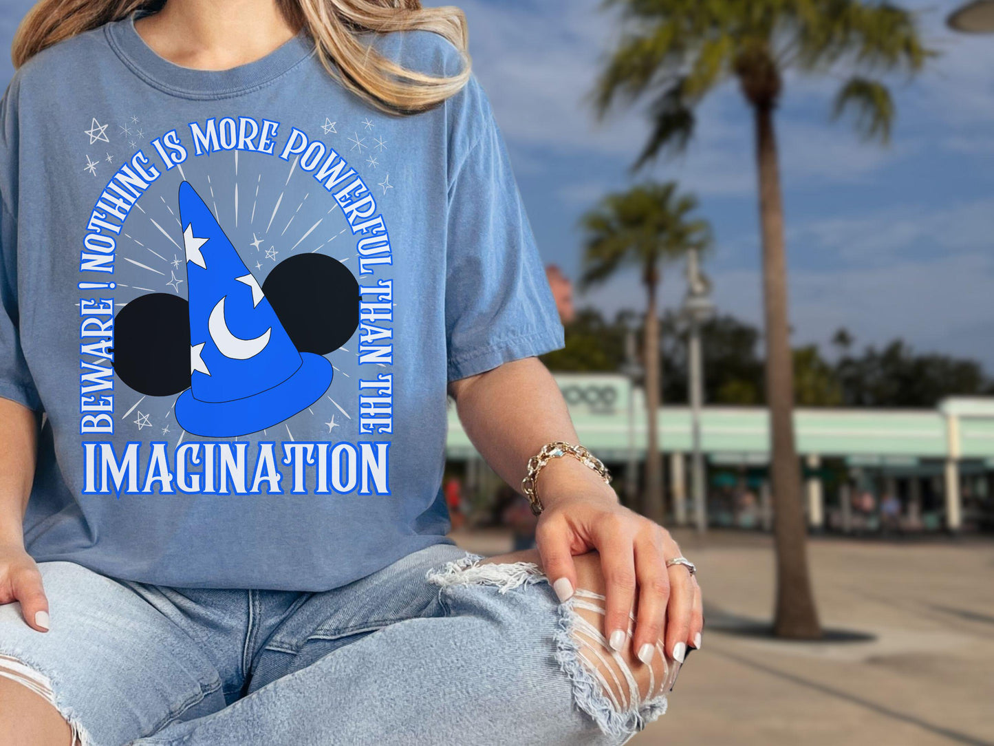 Disney Fantasmic Comfort Colors T-Shirt, Sorcerer Mickey