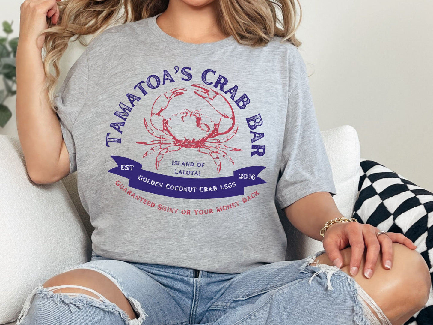 Tamatoa's Crab Shack T-Shirt, Subtle Disney Family Matching Shirt